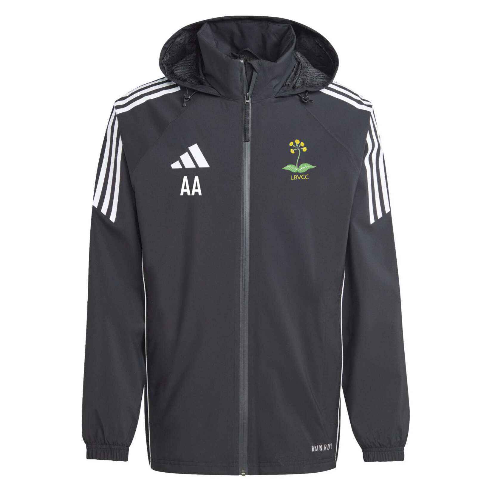 adidas Tiro 24 Rain Jacket - Black/White