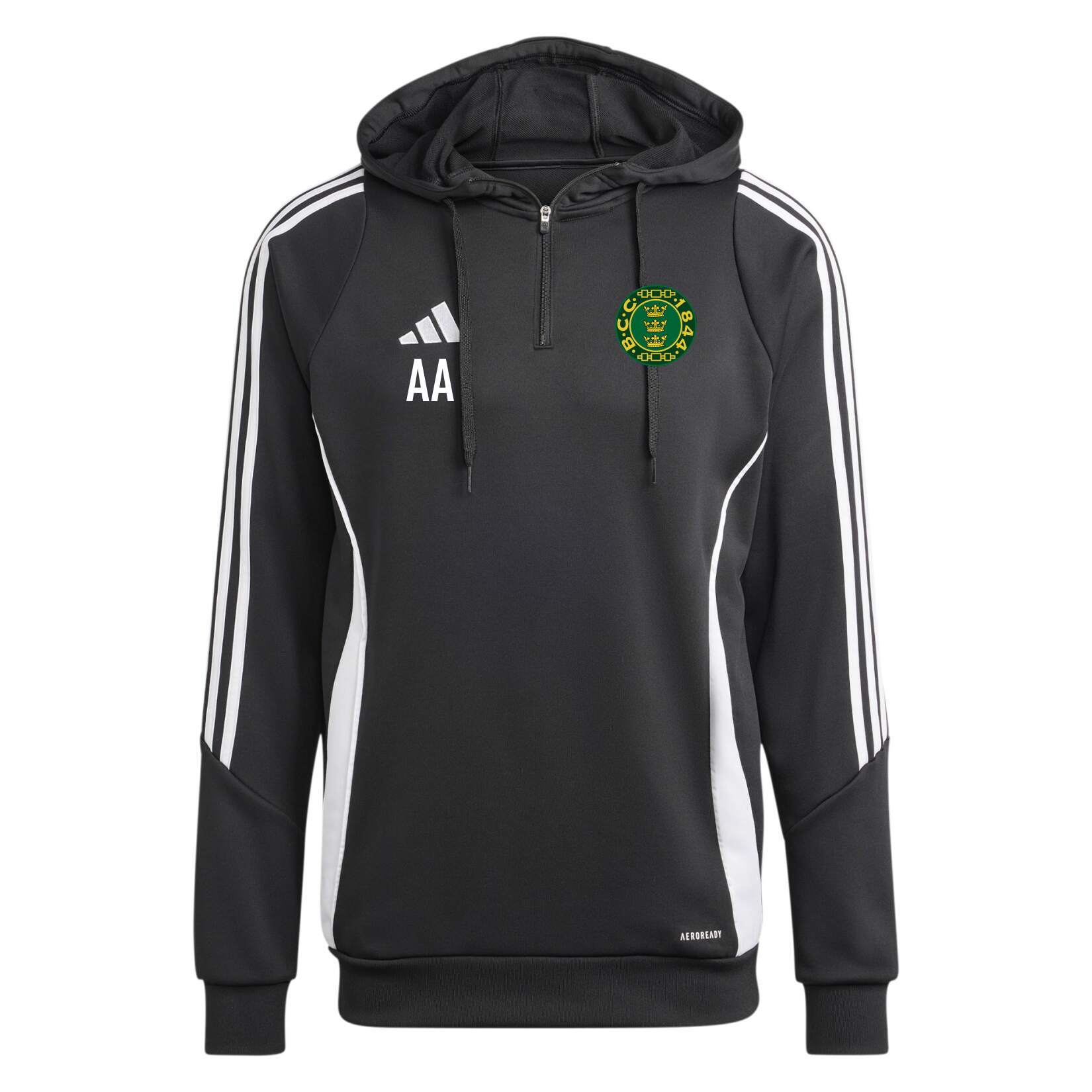 adidas Tiro 24 Training Hoodie - Black/White
