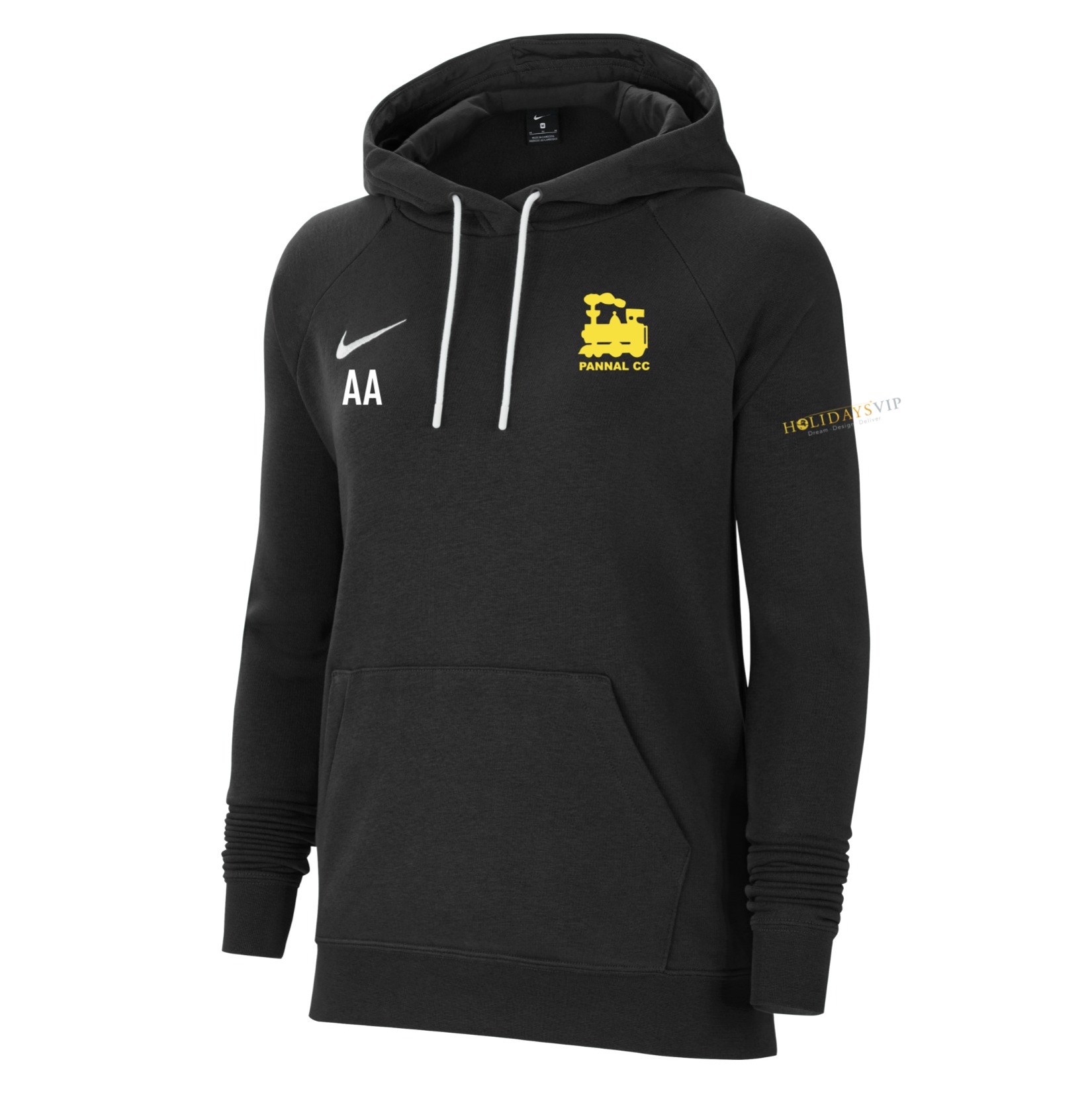 Nike Team Club 20 Hoodie (W) - Black/White/White