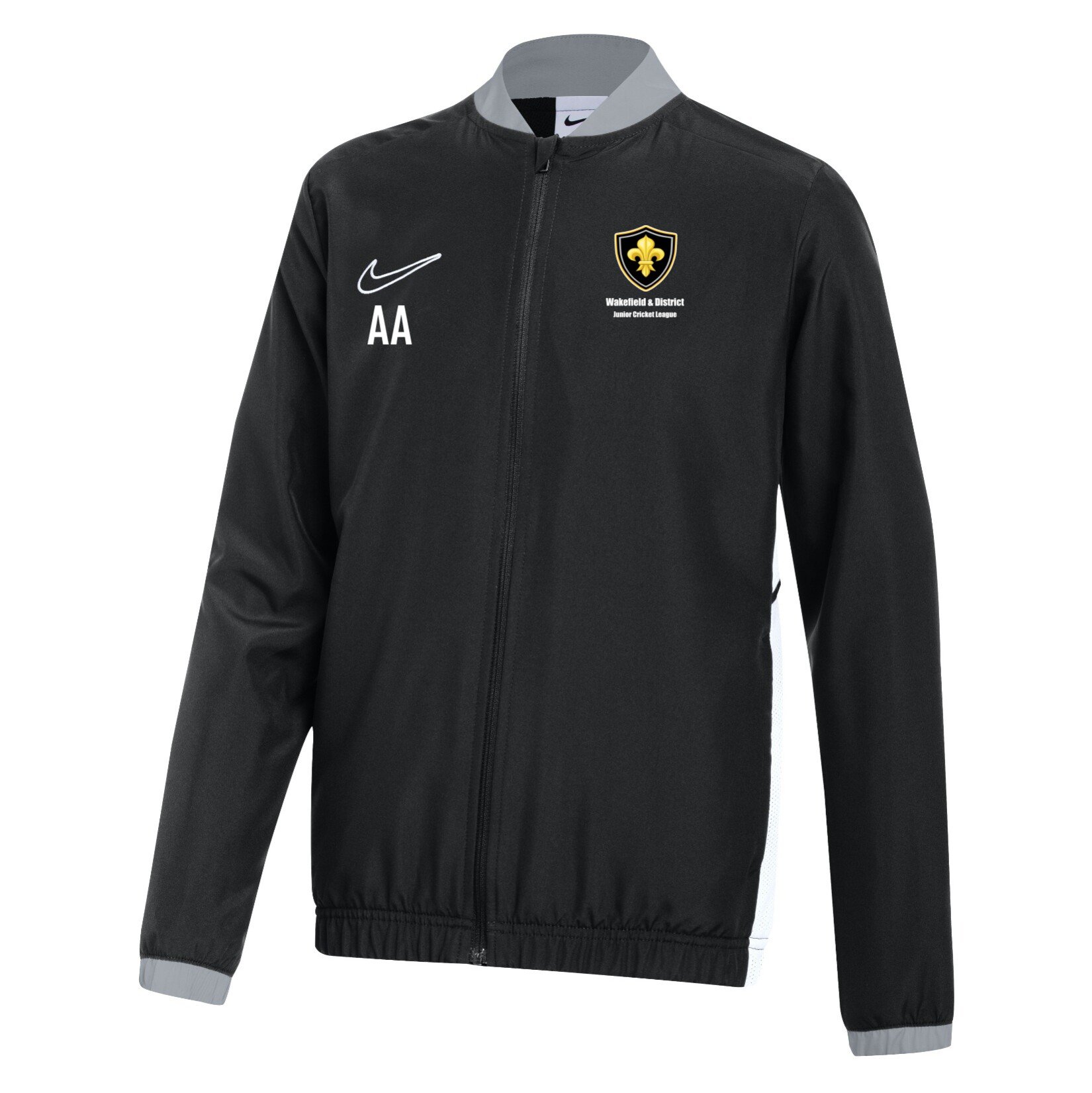 Nike Dri-FIT Academy 25 Woven Track Jacket - Black/White/White