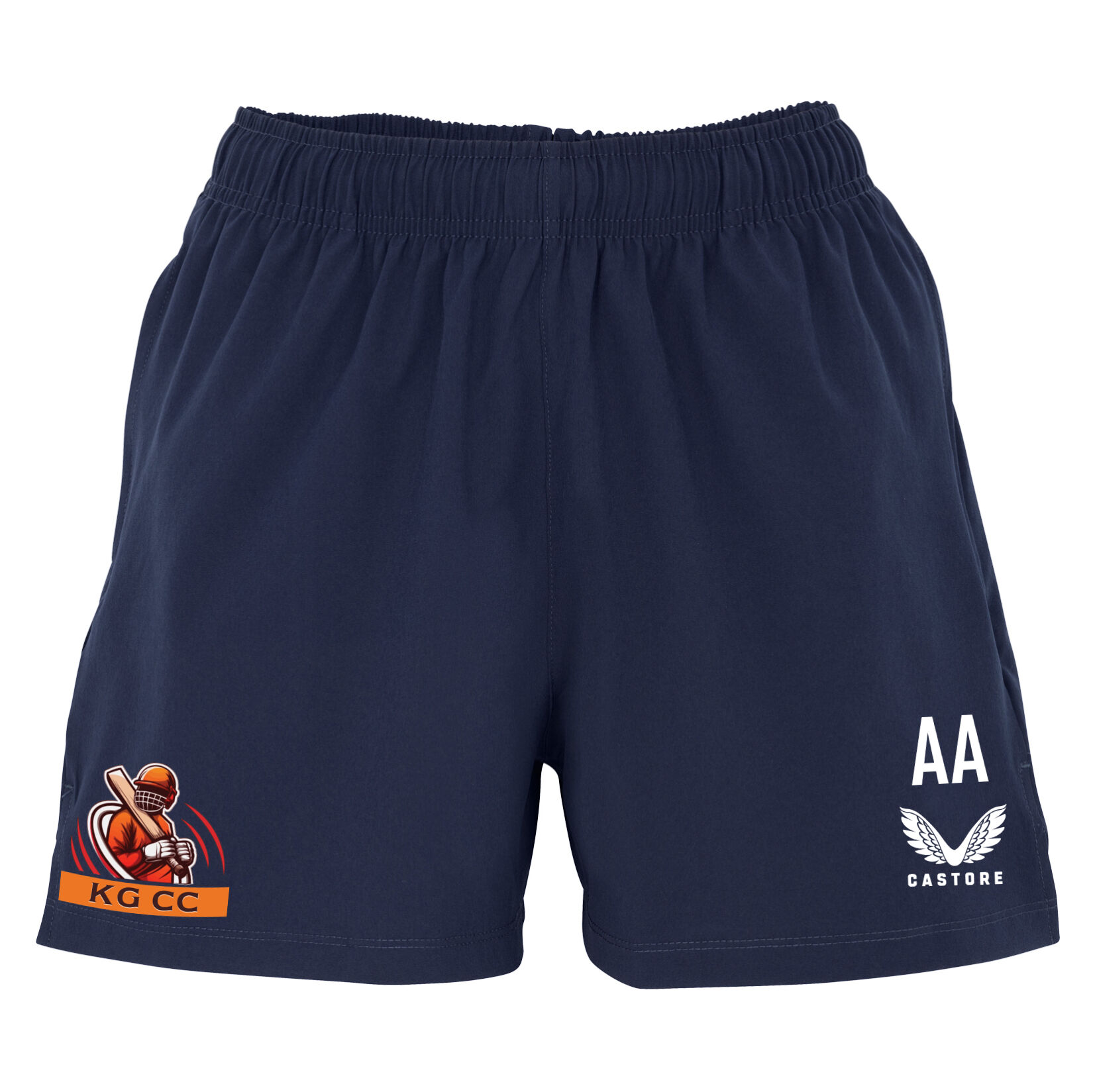 Castore Woven Womens Training Shorts (Zip Pockets) - Navy