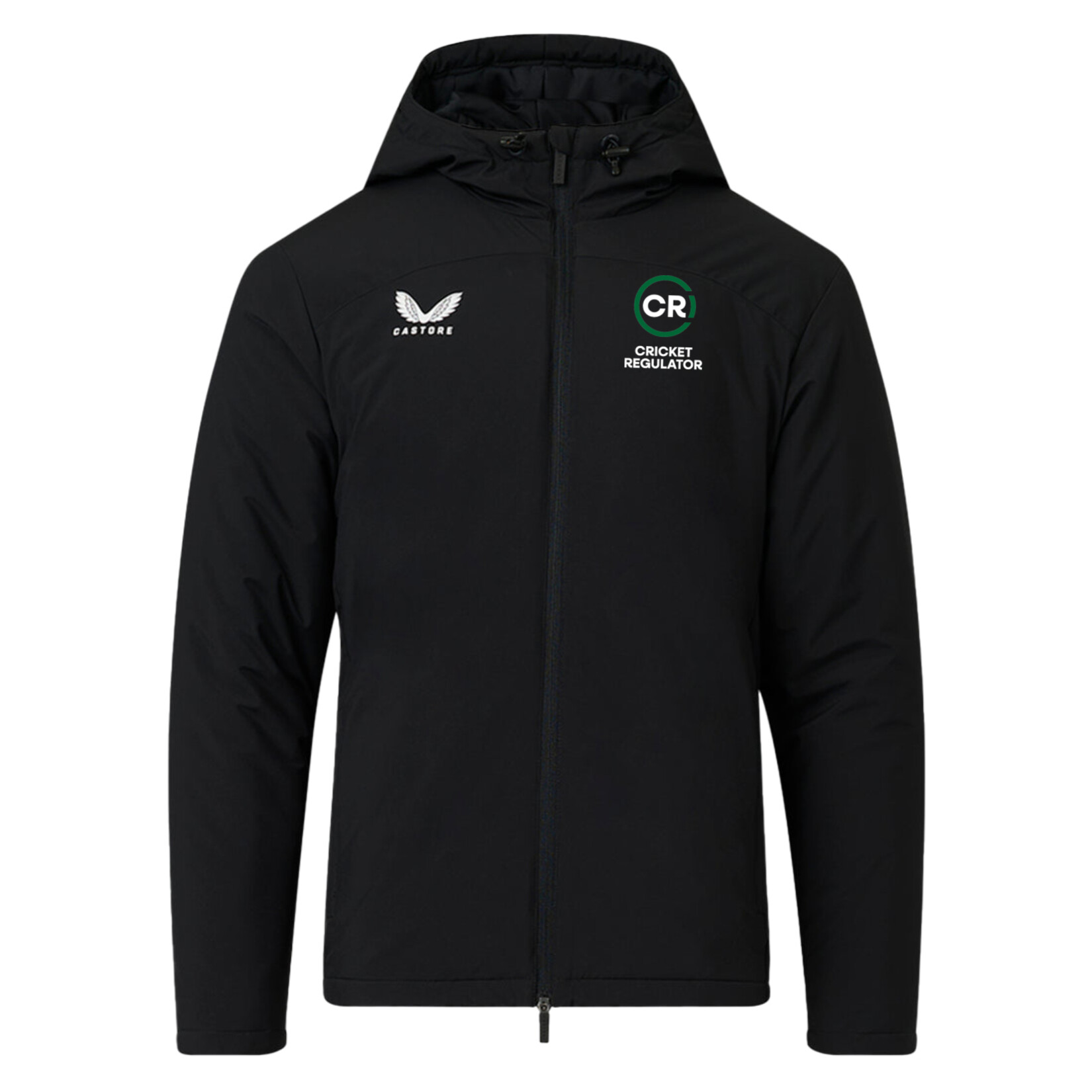 Castore Standard Length Bench Jacket - Black/White