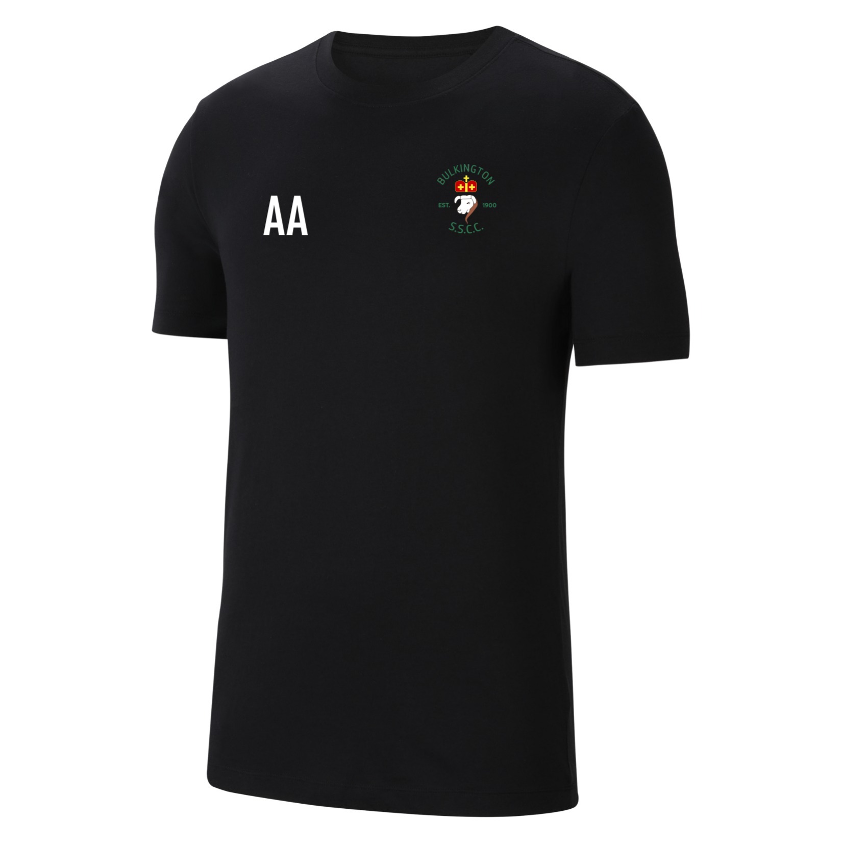 Nike Team Club 20 Cotton T-Shirt (M) - Black/White