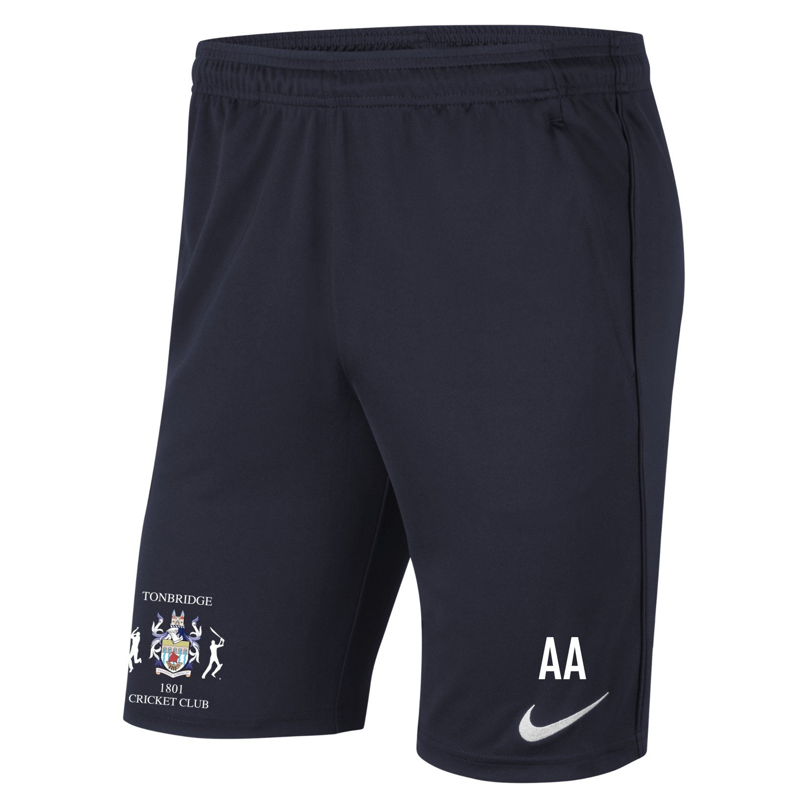 Nike Park 20 Pocketed Shorts (M) - Obsidian/Obsidian/White