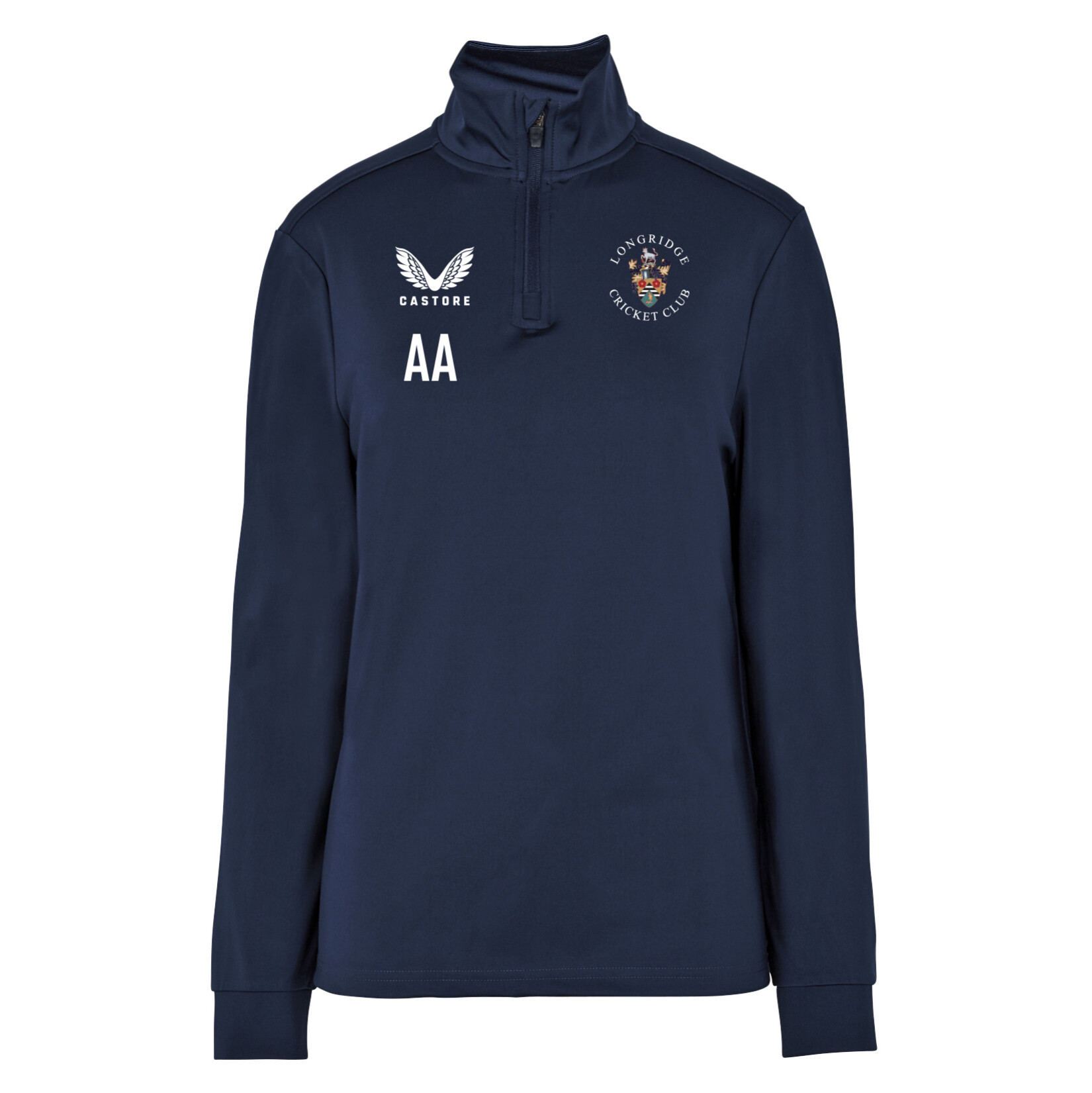 Castore Quarter Zip Midlayer (W) - Navy