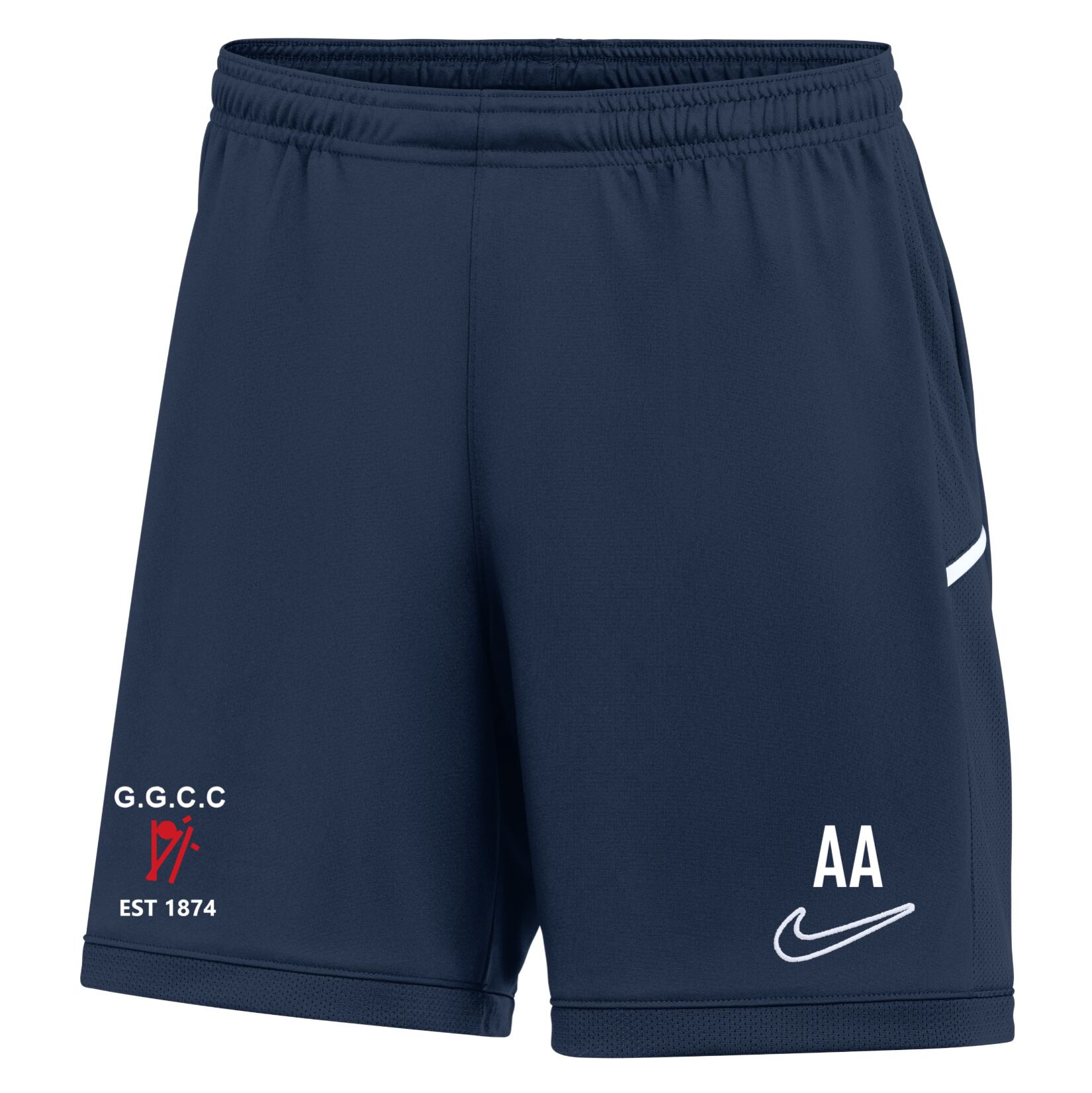 Nike Dri-FIT Academy 25 Shorts (W) - Obsidian/Obsidian/White