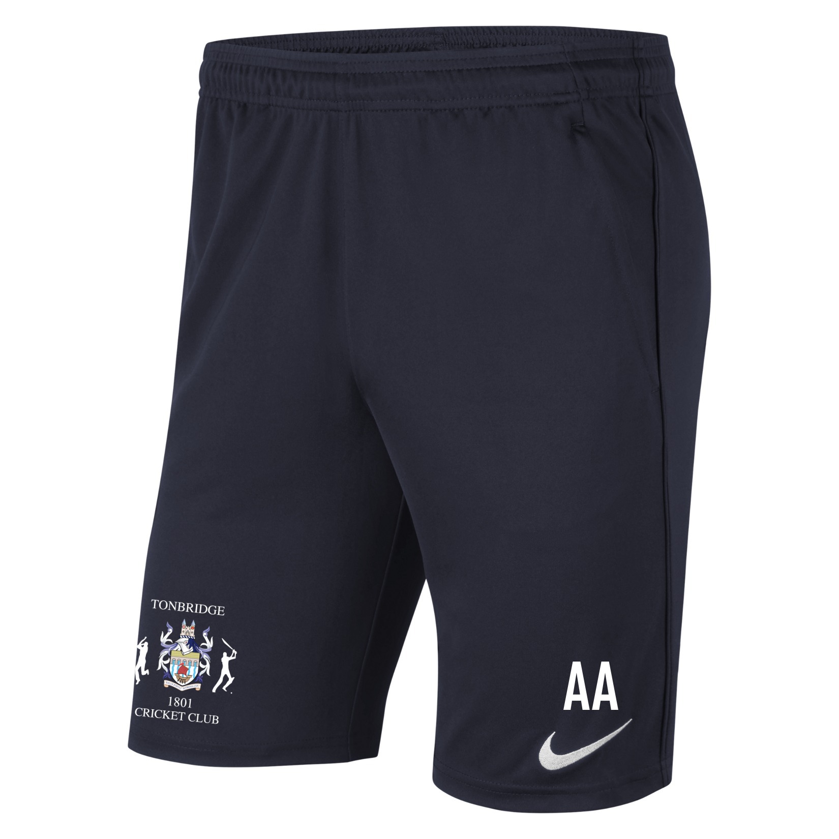 Nike Park 20 Pocketed Shorts (M) - Obsidian/Obsidian/White