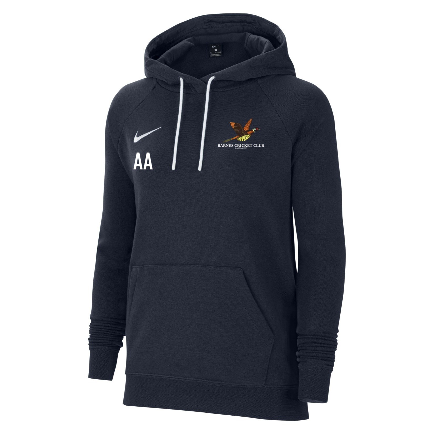Nike Team Club 20 Hoodie (W) - Obsidian/White/White