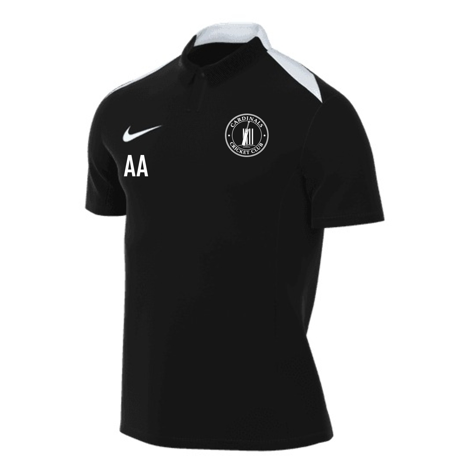 Nike Academy Pro 24 Polo - Black/Black/White/White