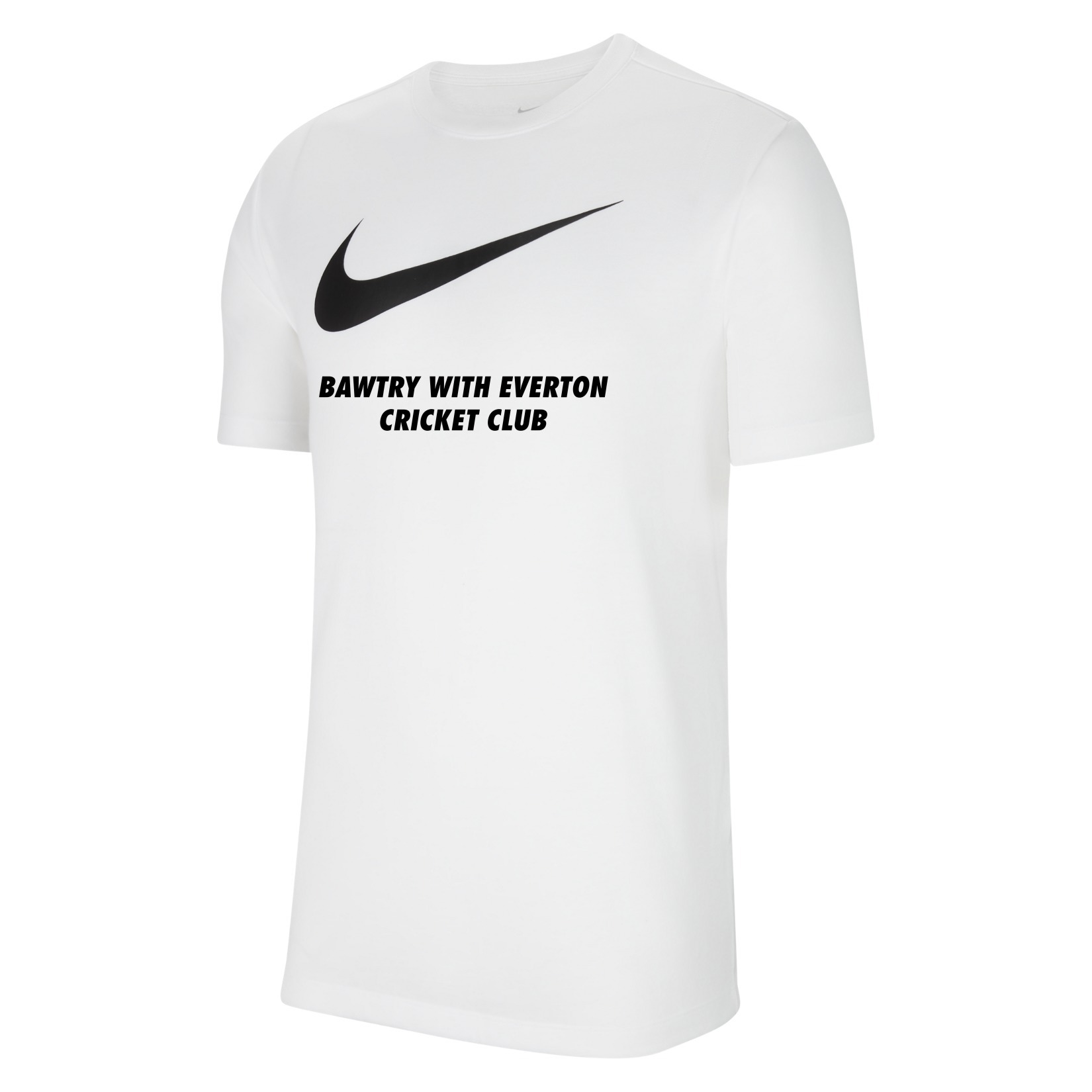 Nike Team Club 20 Swoosh Tee (M) - White/Black