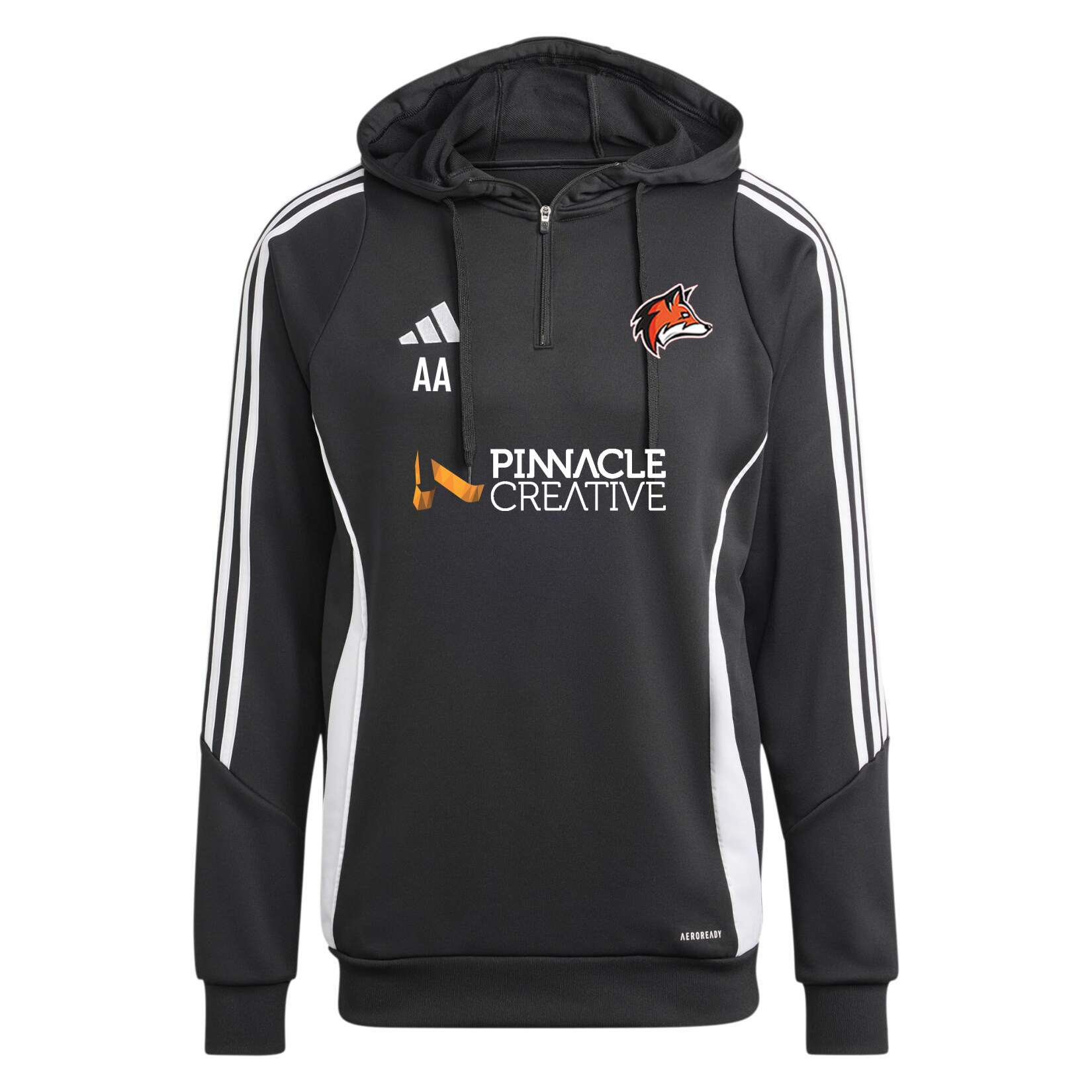 adidas Tiro 24 Training Hoodie - Black/White