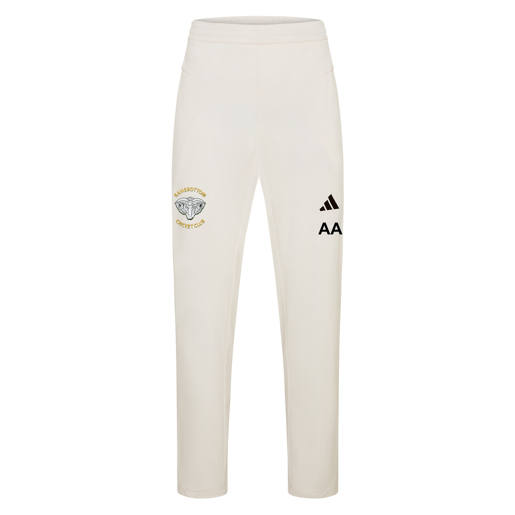 adidas-SS Elite Cricket Pants - Ivory/White