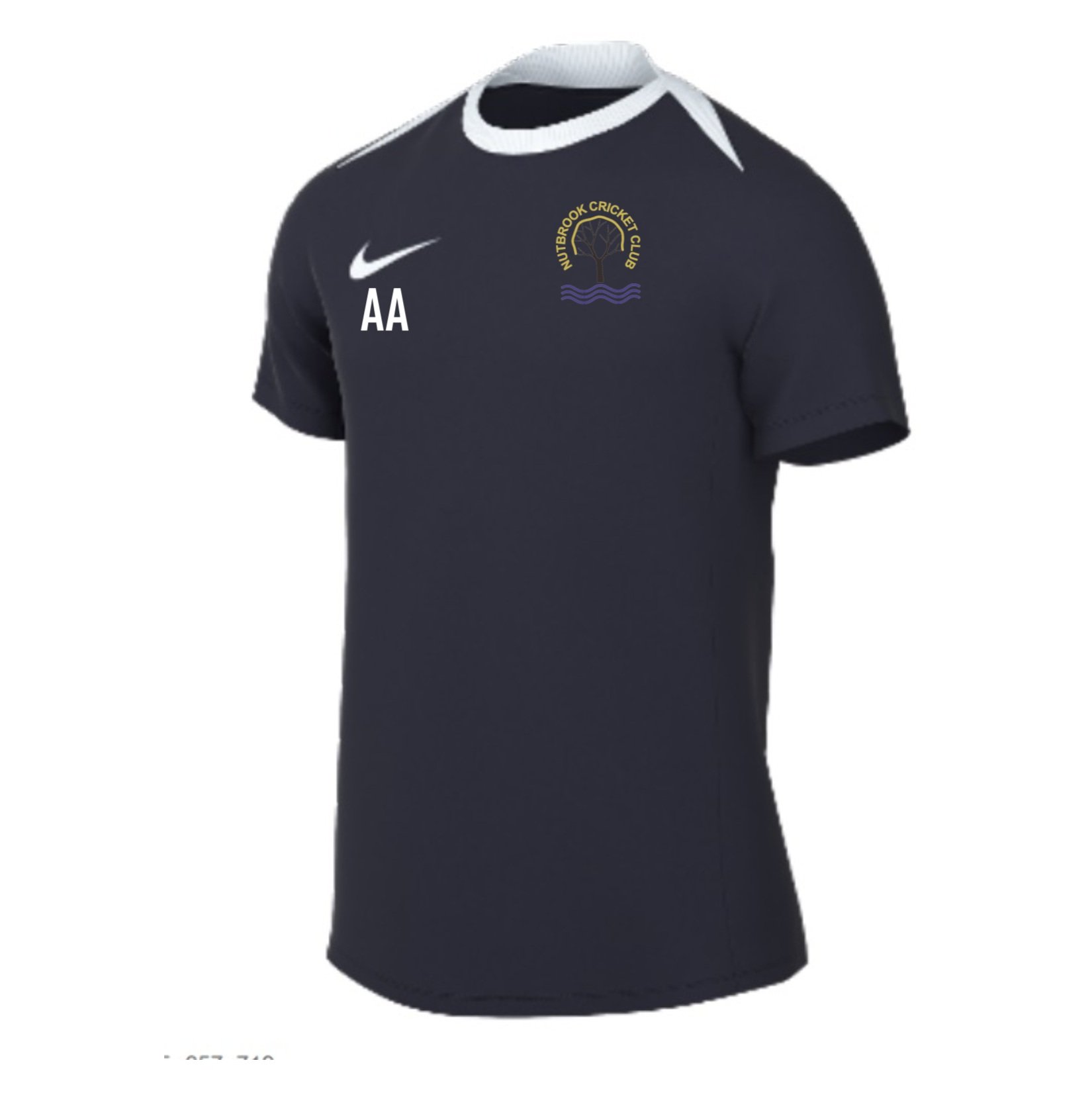 Nike Academy Pro 24 Dri-FIT Short Sleeve Top - Obsidian/White/Obsidian/White