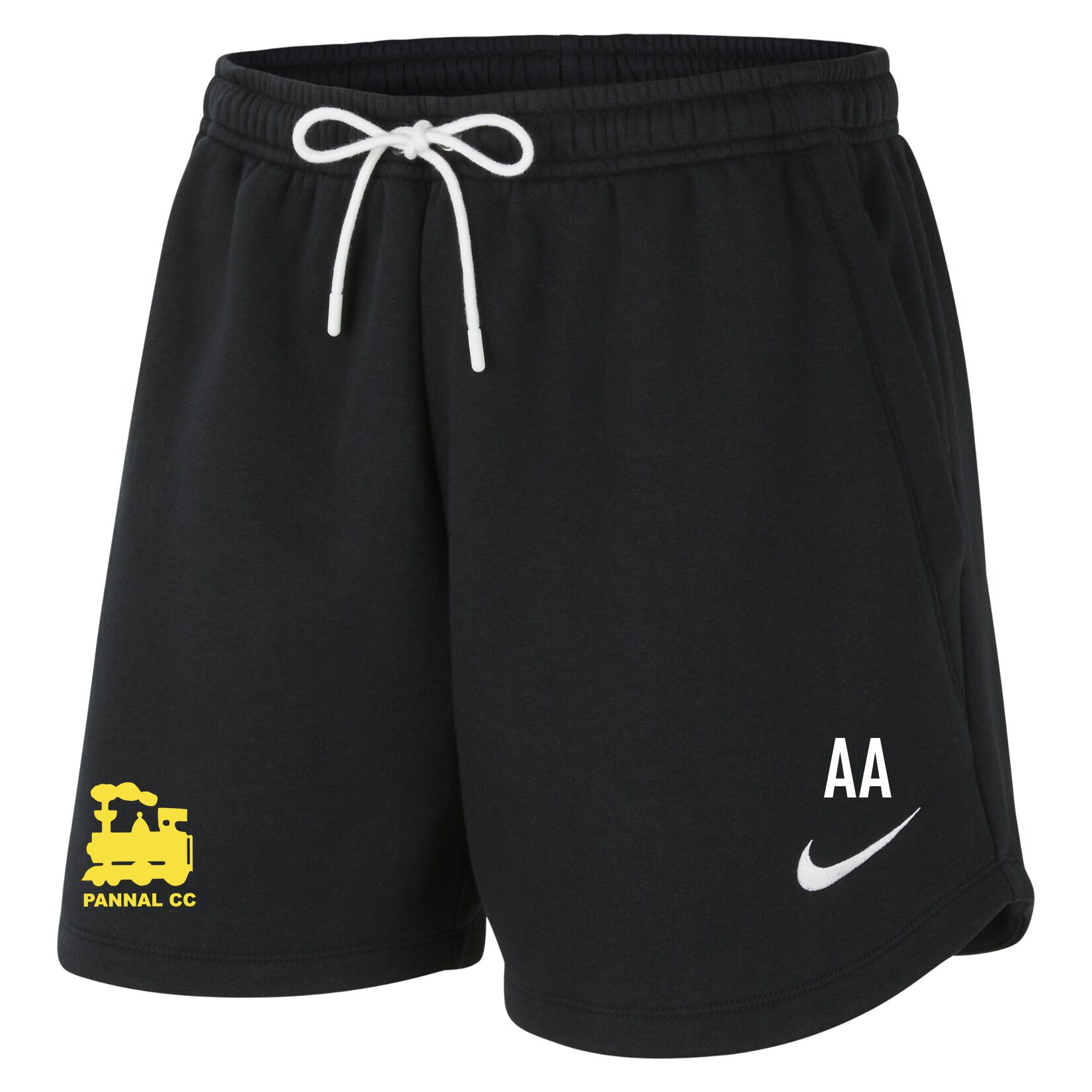 Nike Team Club 20 Fleece Shorts (W) - Black/White/White