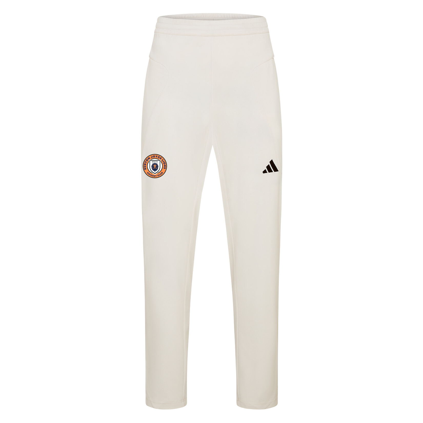 adidas-SS Elite Cricket Pants - Ivory/White