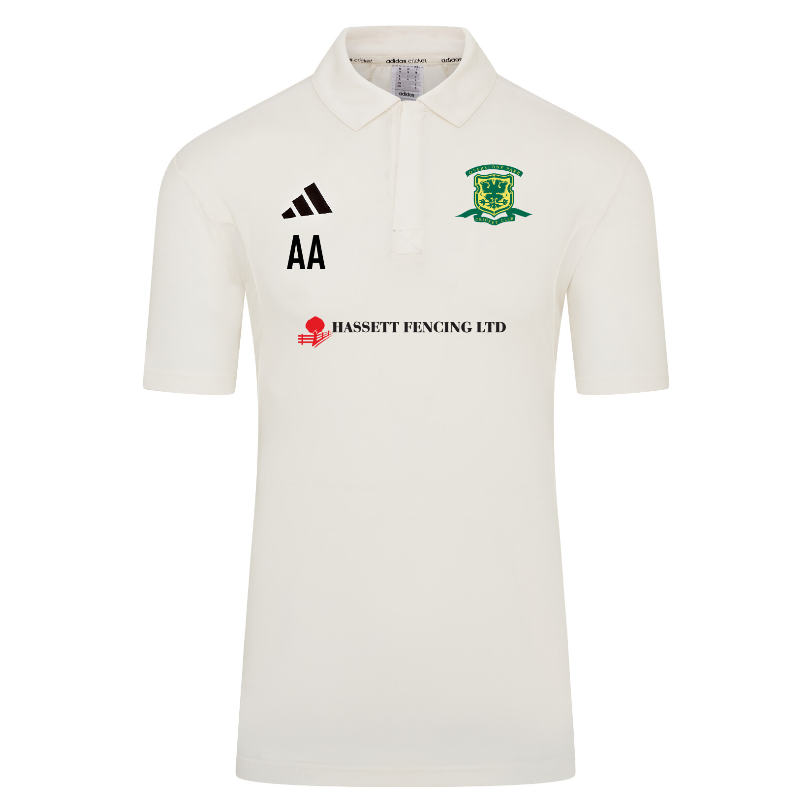 adidas-SS Elite Short Sleeve Cricket Shirt - Ivory/White