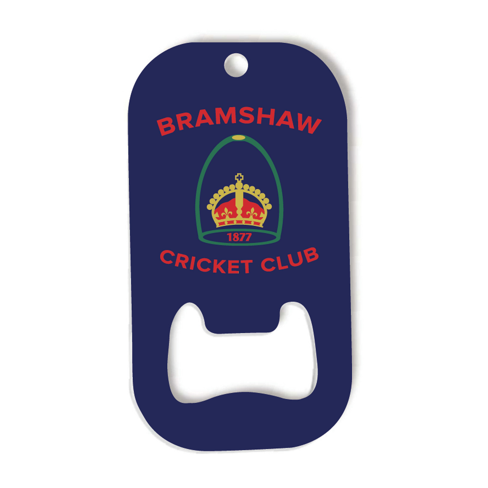 Kitlocker-Merchandise Metal Bottle Opener Keyring - Bespoke/Navy