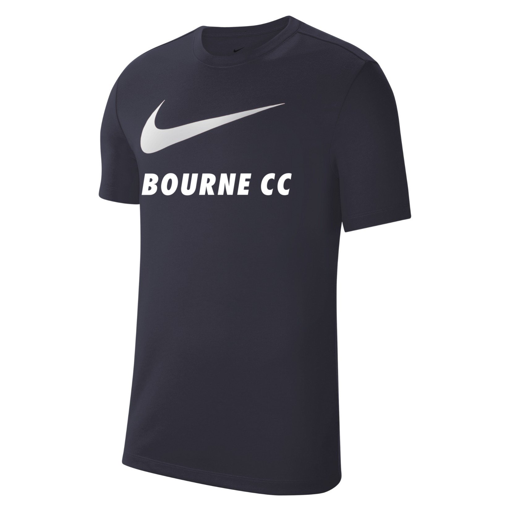 Nike Team Club 20 Swoosh Tee (M) - Obsidian/White