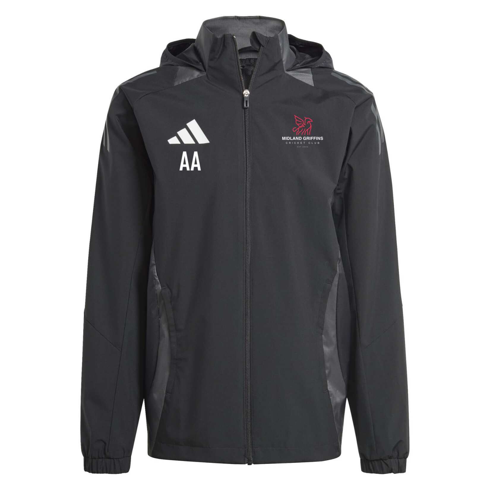 adidas Tiro 24 Competition All-Weather Jacket - Black/team dark grey/white