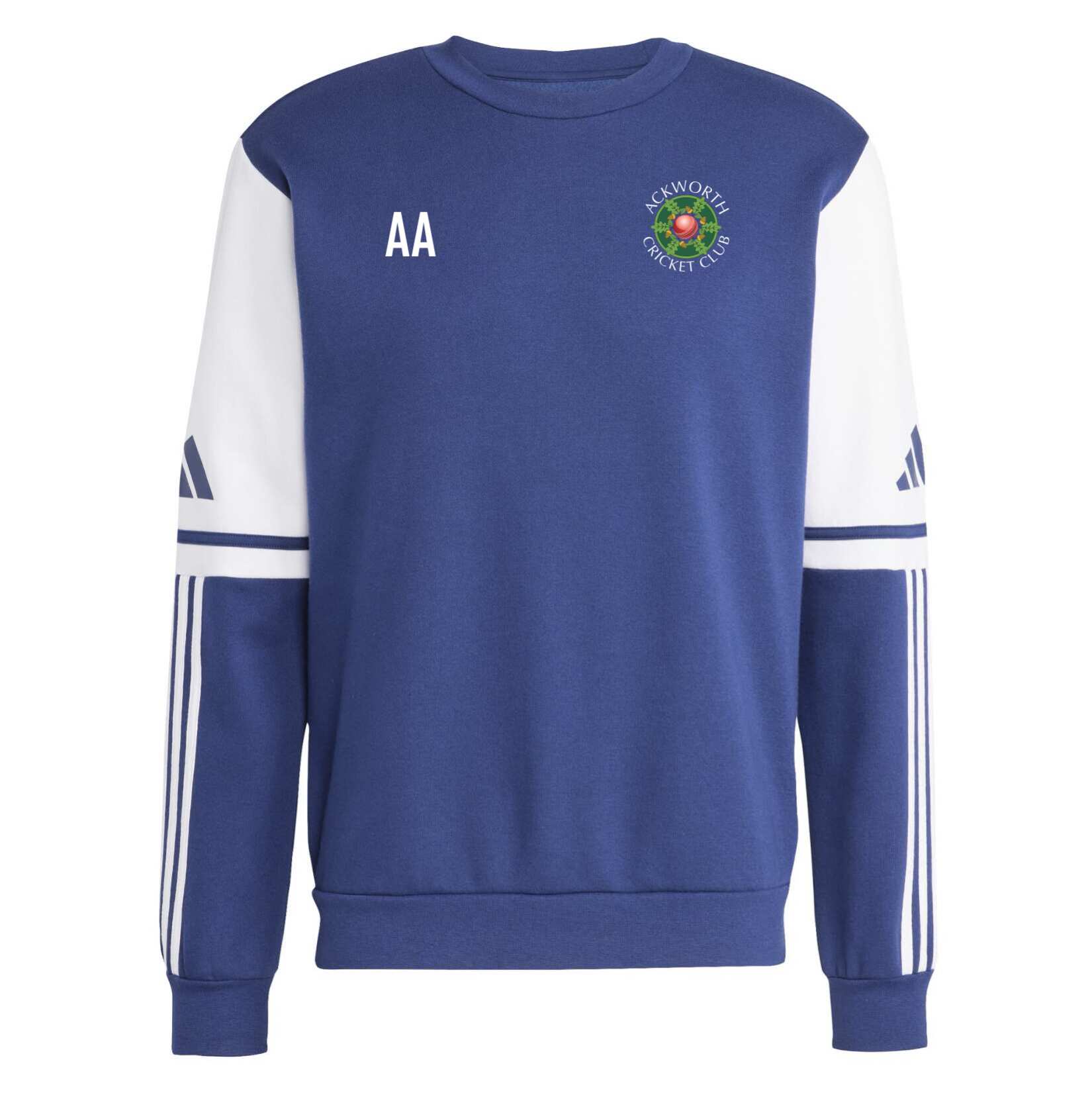 adidas Squadra 25 Sweat Crew Top - Team Navy Blue/White