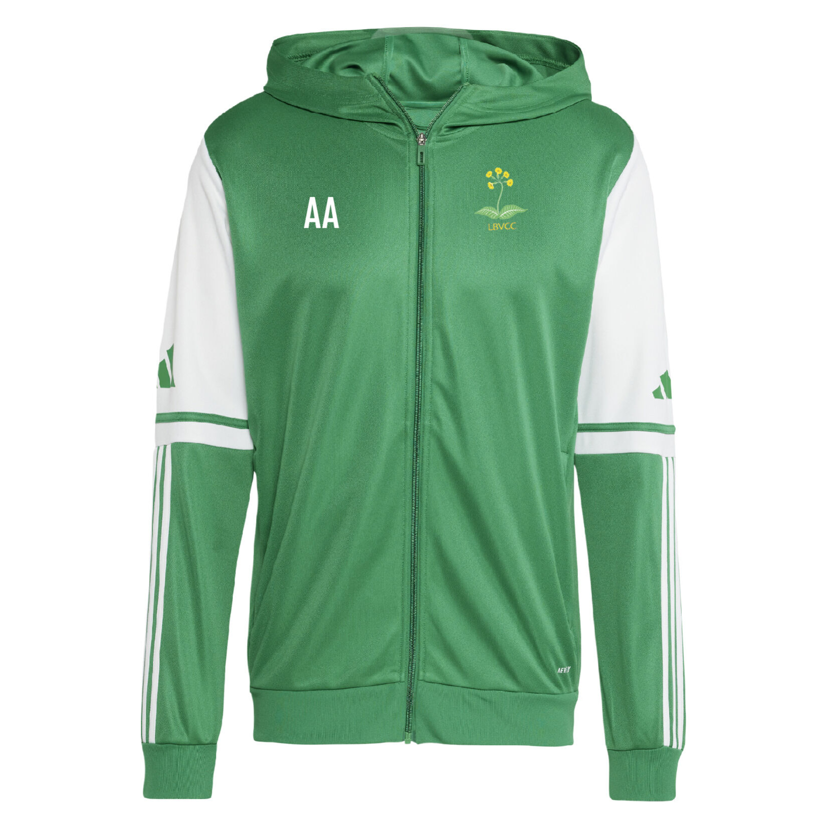 adidas Squadra 25 Hoodie - Team Green/White