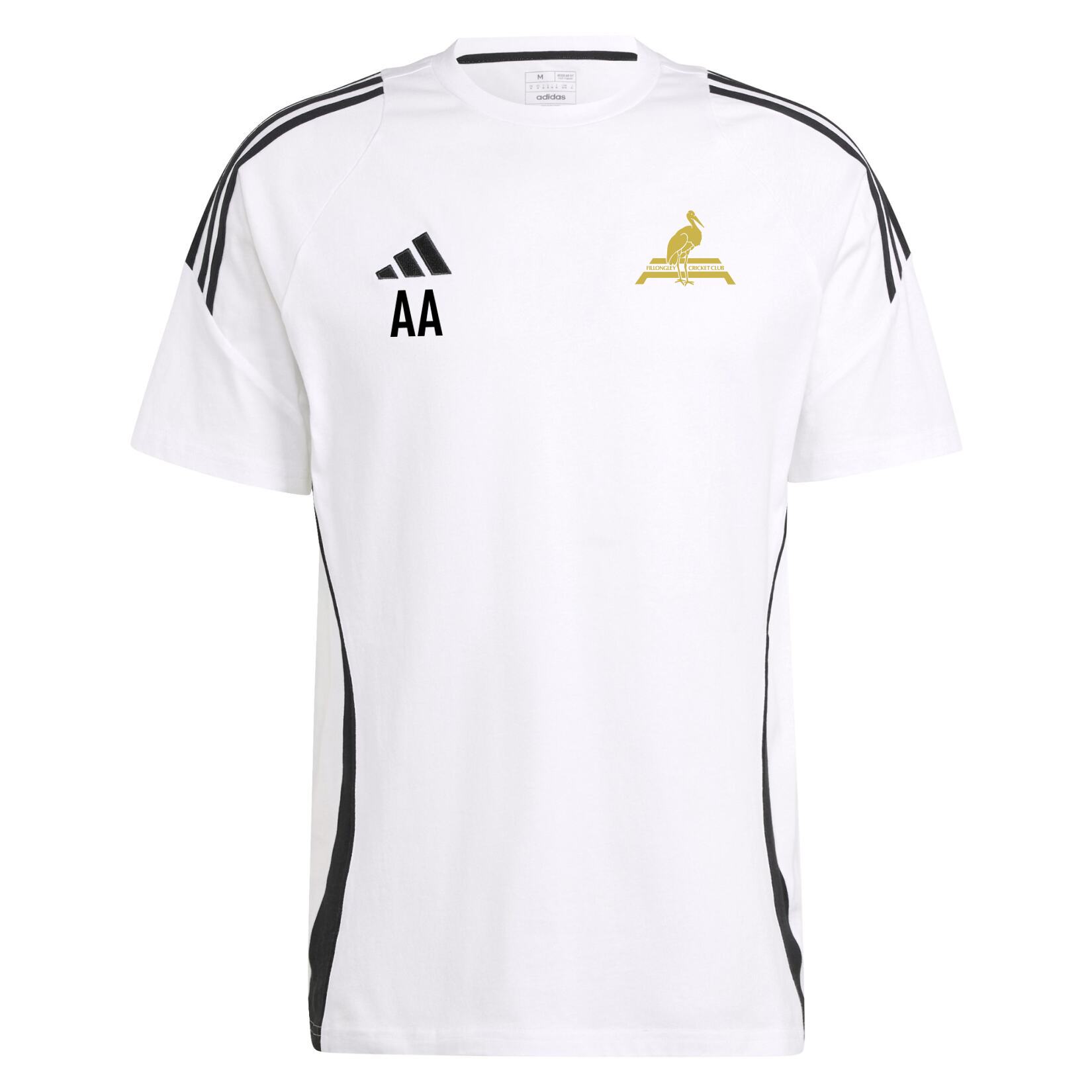 adidas Tiro 24 Sweat T-Shirt - White/Black