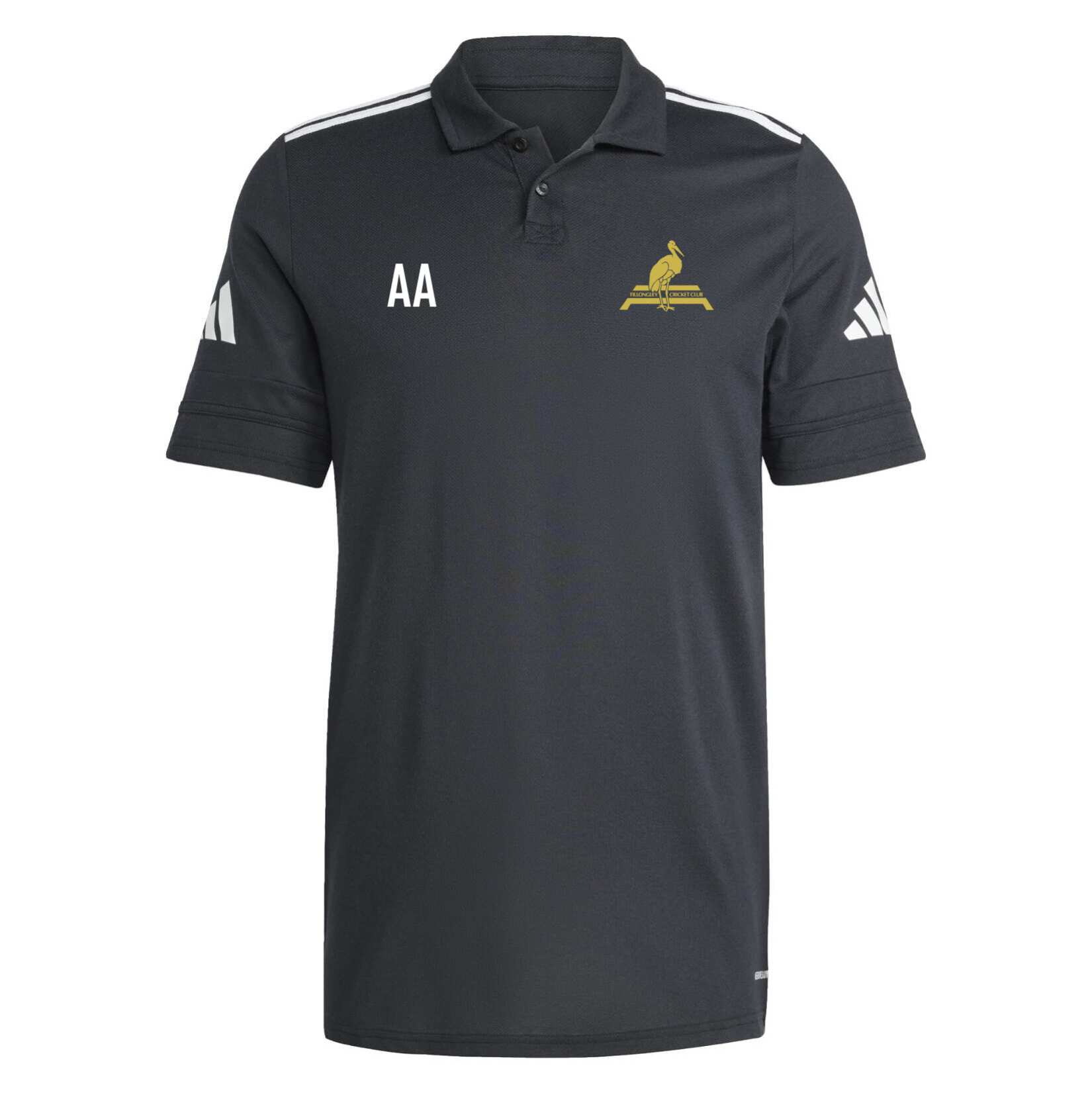 adidas Squadra 25 Cotton Polo - Black/White