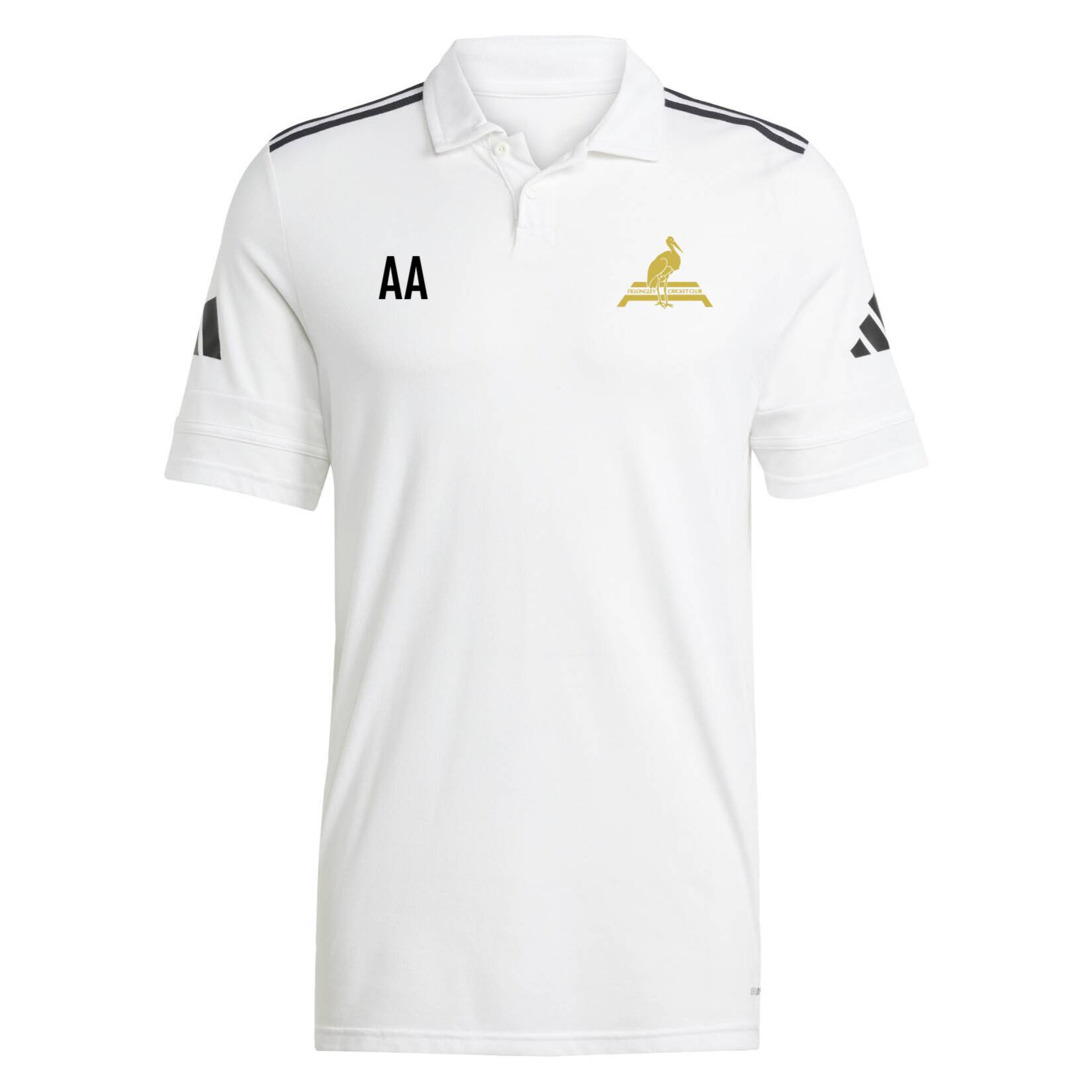 adidas Squadra 25 Cotton Polo - White/Black