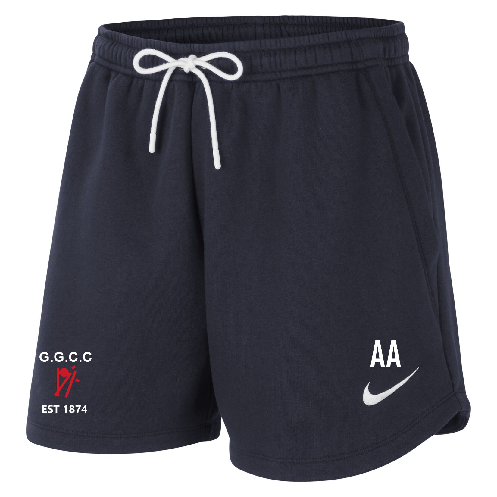Nike Team Club 20 Fleece Shorts (W) - Obsidian/White/White