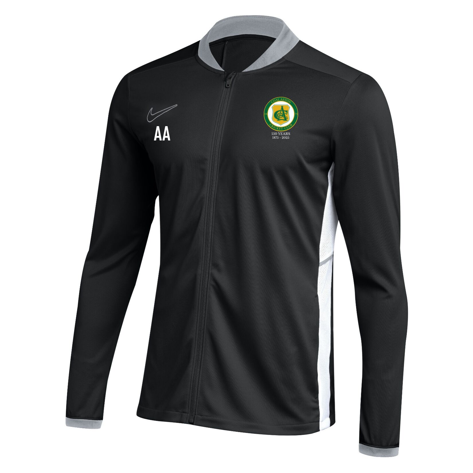 Nike Dri-FIT Academy 25 Knit Track Jacket - Black/White/White