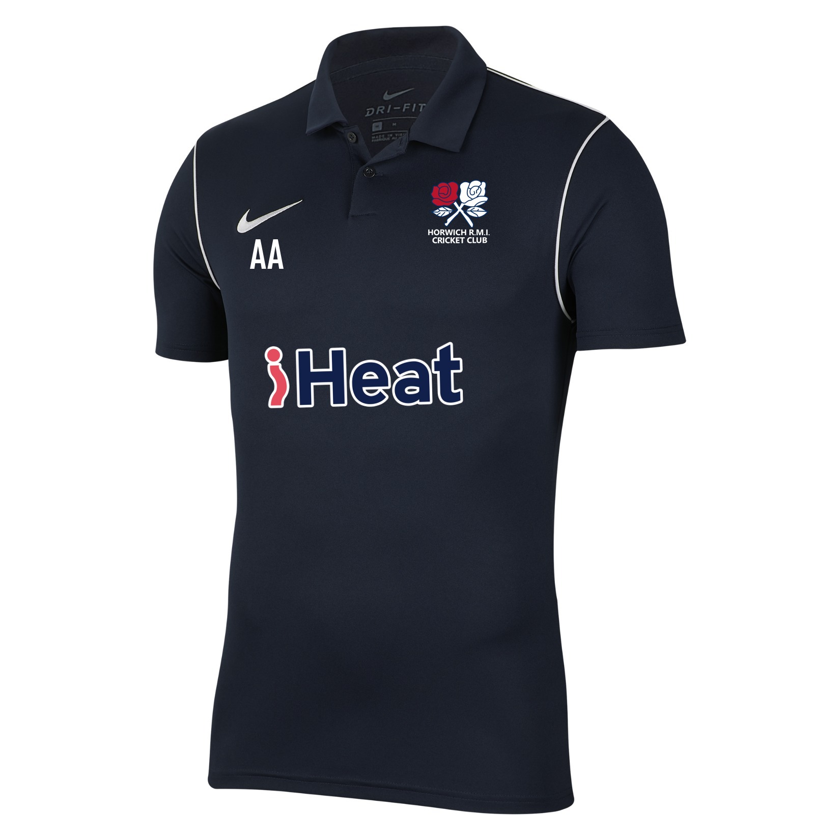 Nike Dri-FIT Park 20 Polo - Obsidian/White/White