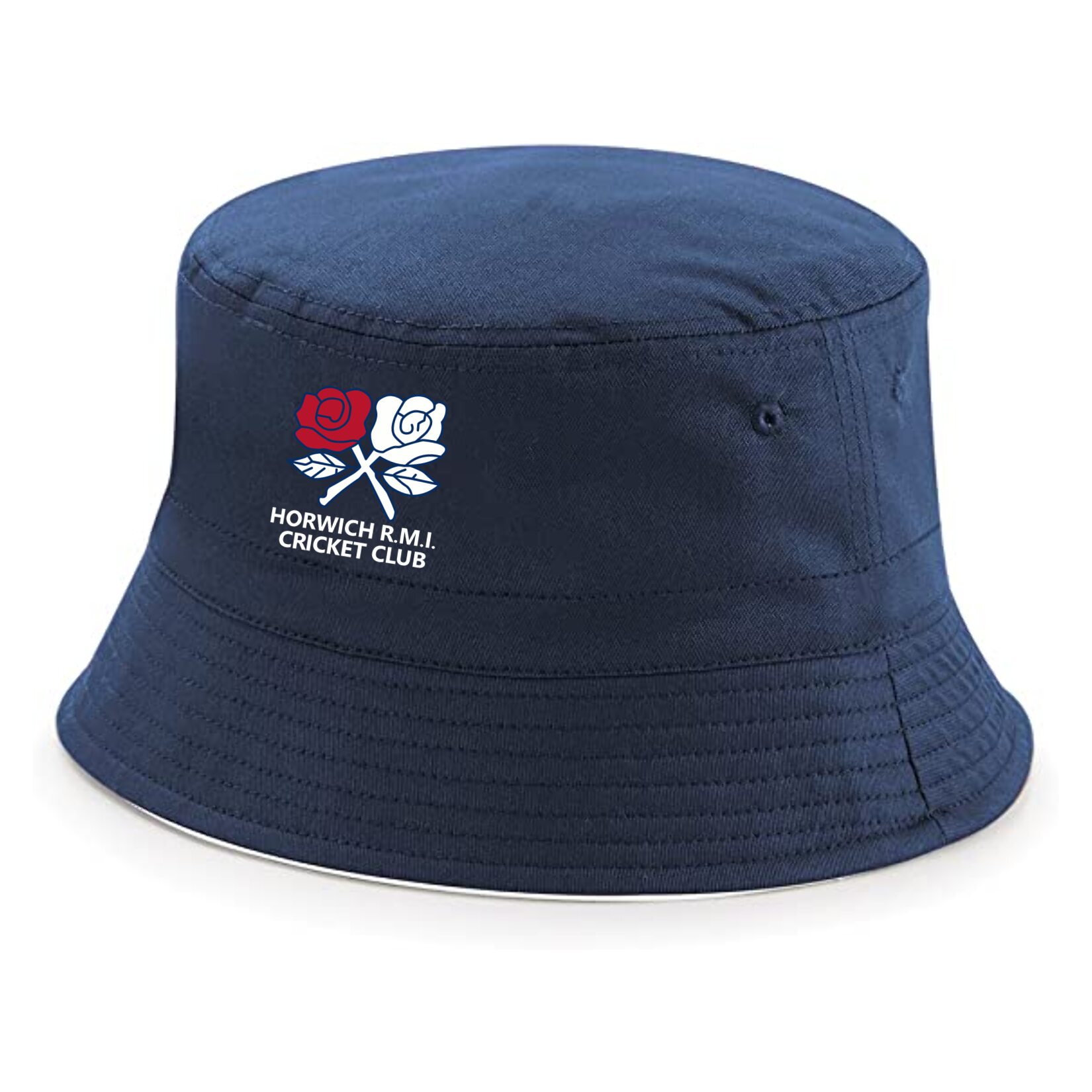 Prestige Reversible Bucket Hat - French Navy/White