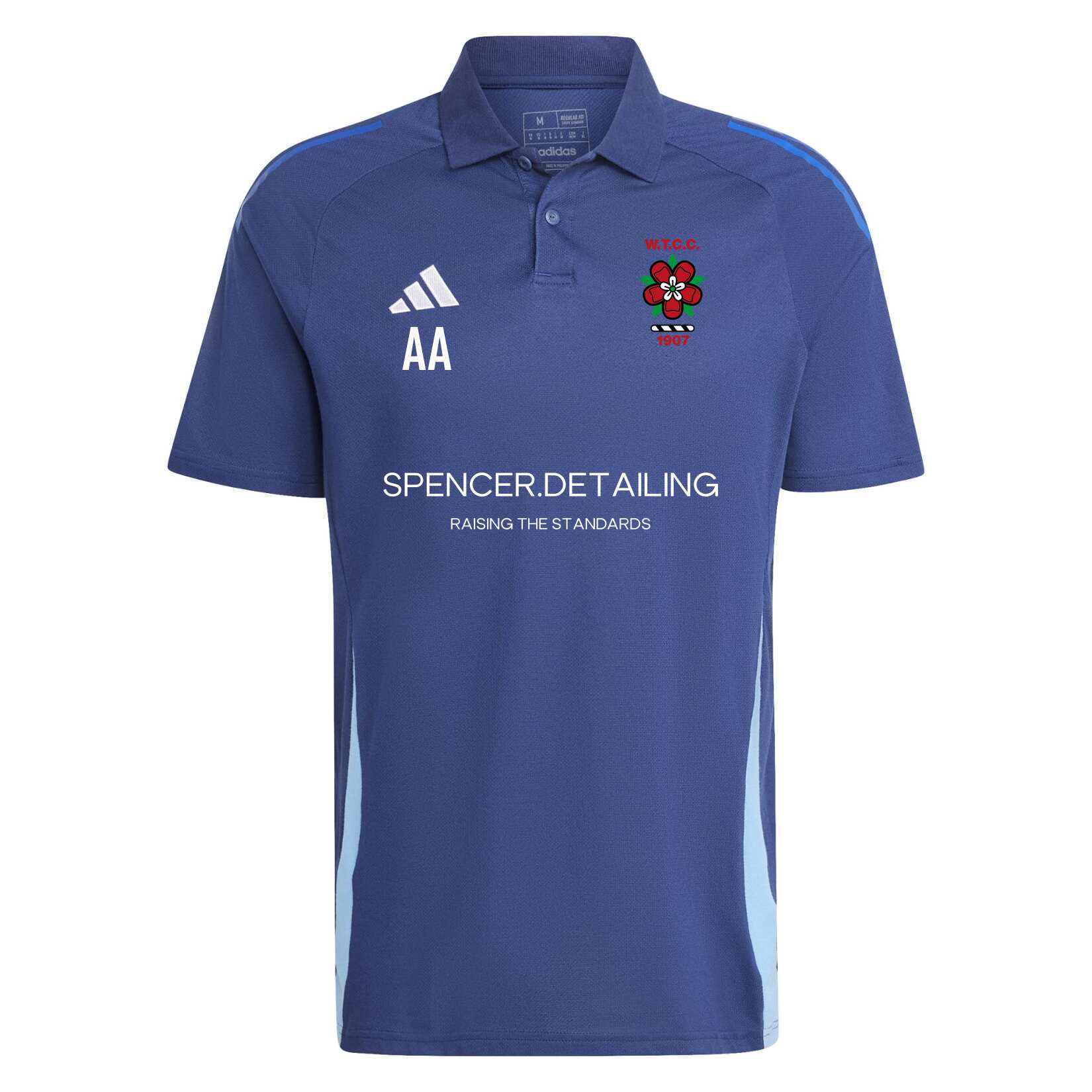 adidas Tiro 24 Competition Polo Shirt - Team navy blue/team royal blue/white