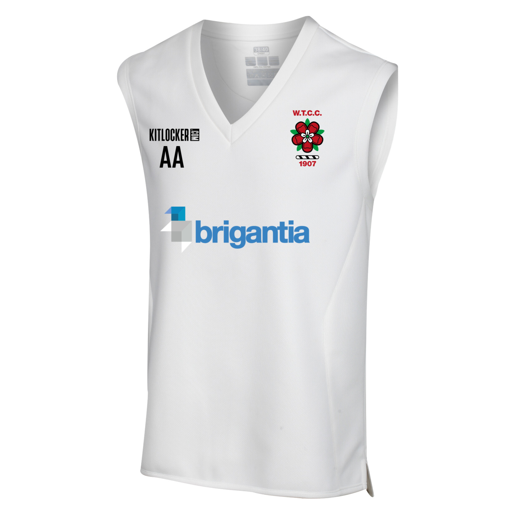 Classic Cricket Sleeveless Slipover Jumper - Ivory