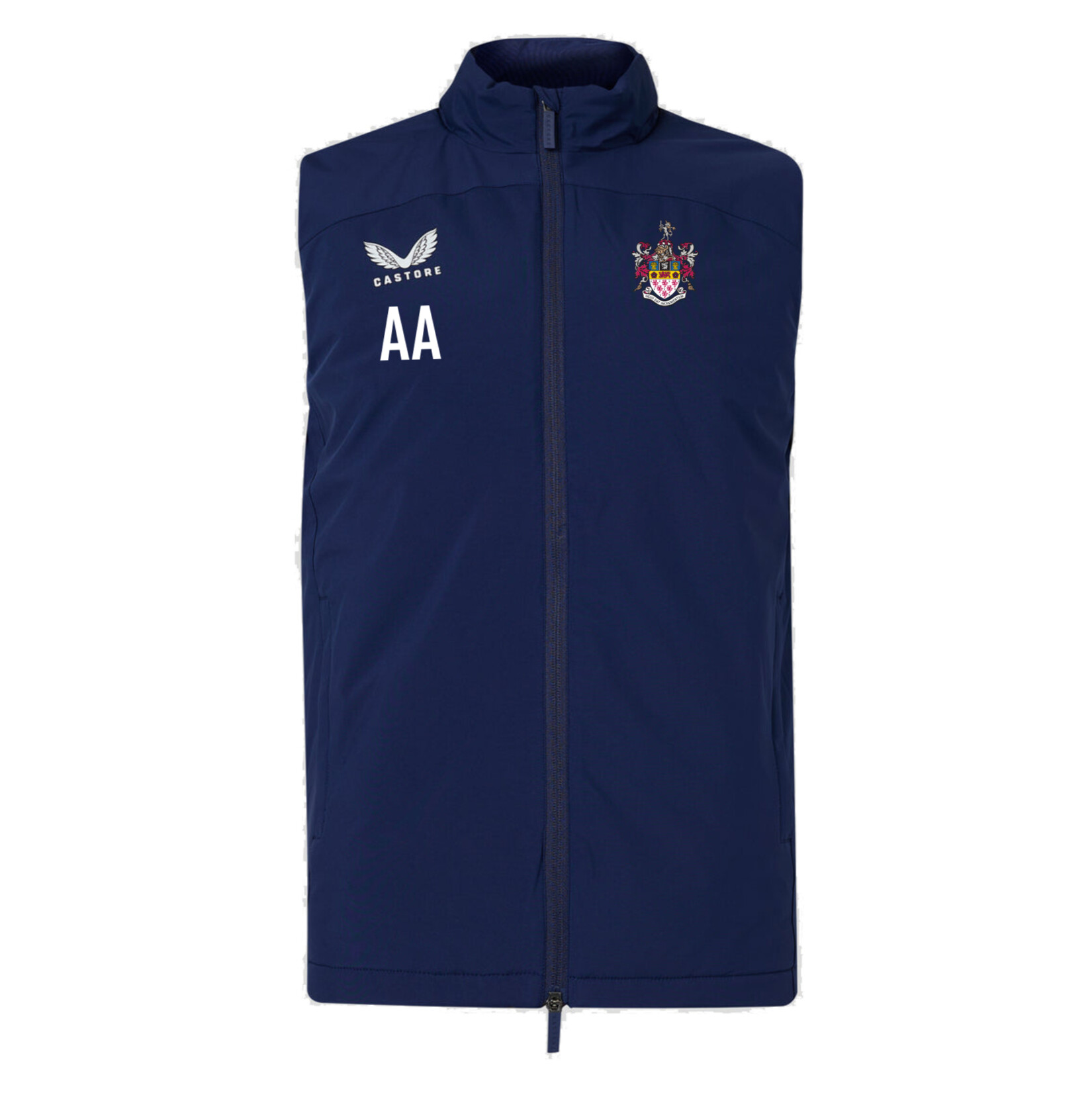 Castore Padded Gilet - Navy/White