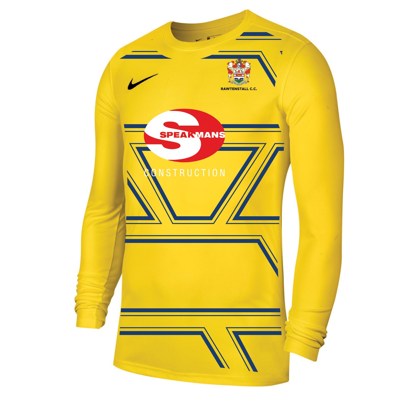 Nike Park VII Dri-FIT Long Sleeve Football Shirt - Tour Yellow/Black