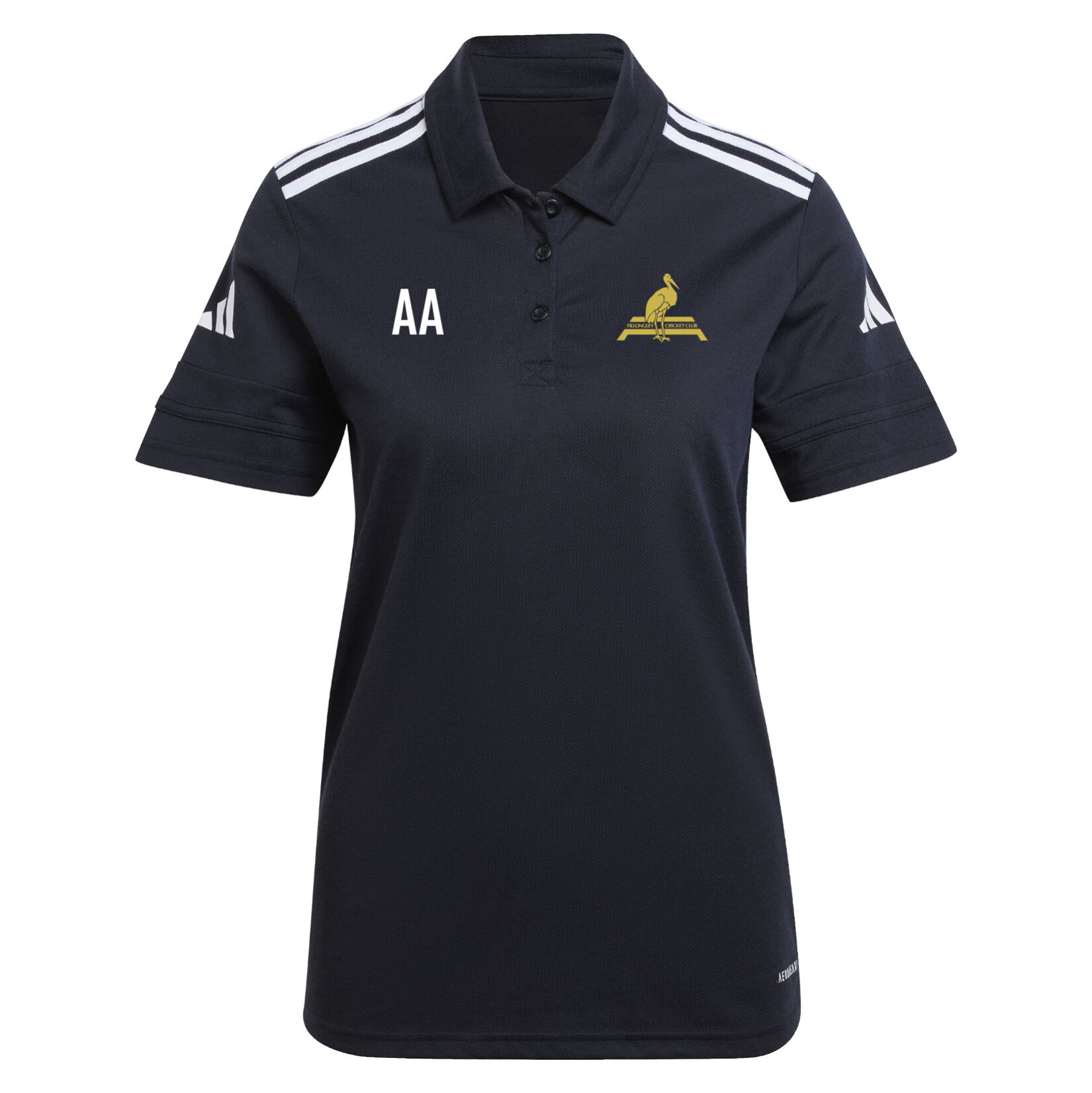 adidas Squadra 25 Cotton Polo (W) - Black/White