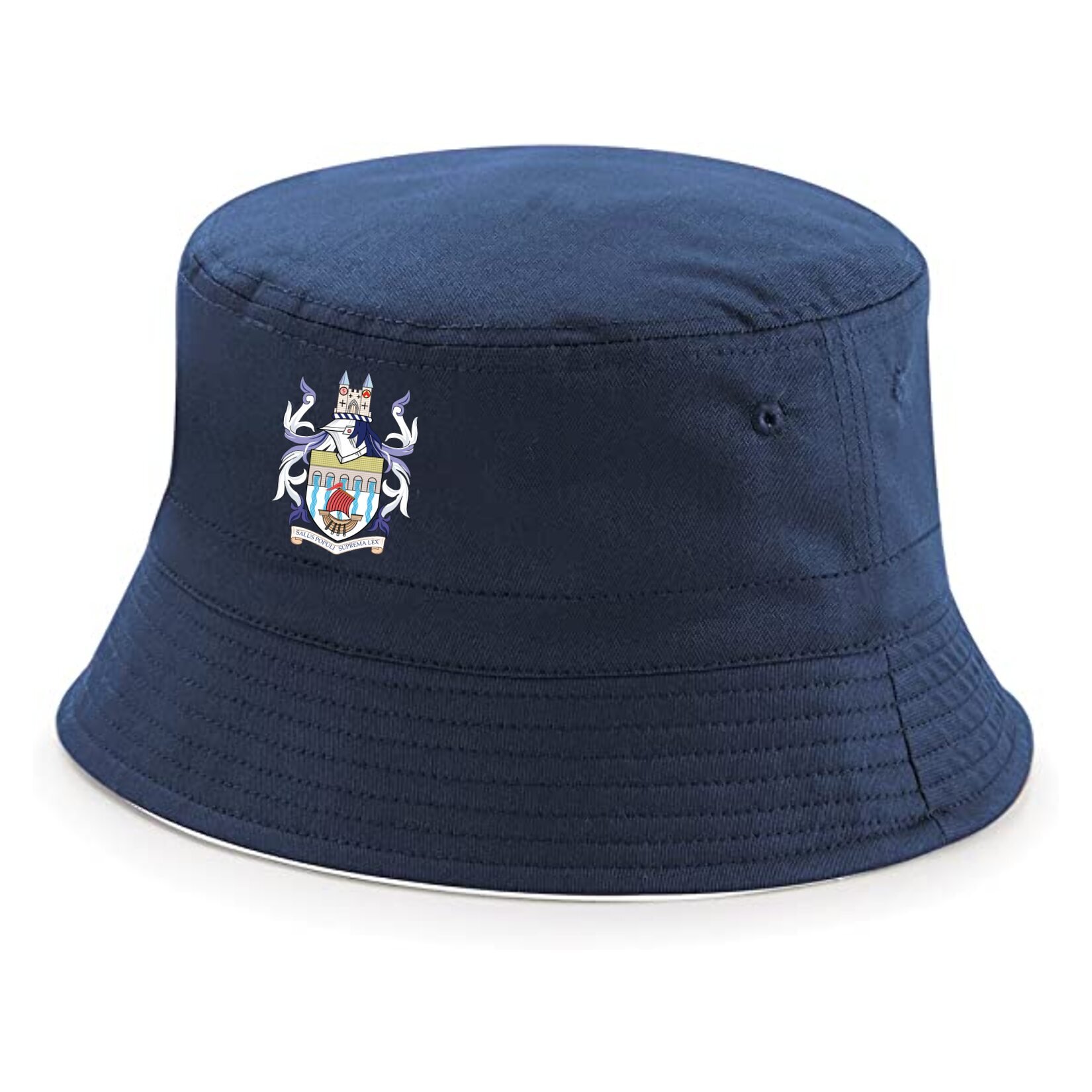 Prestige Reversible Bucket Hat - French Navy/White