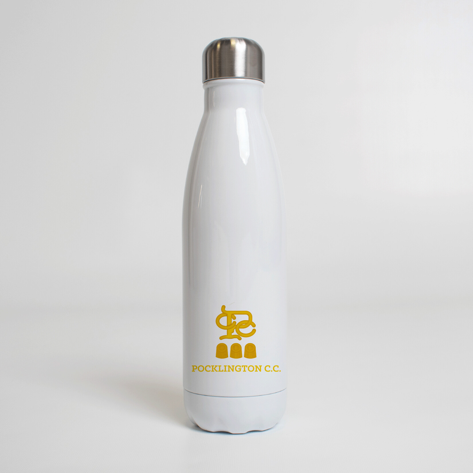 Kitlocker-Merchandise Premium Steel Water Bottle - White