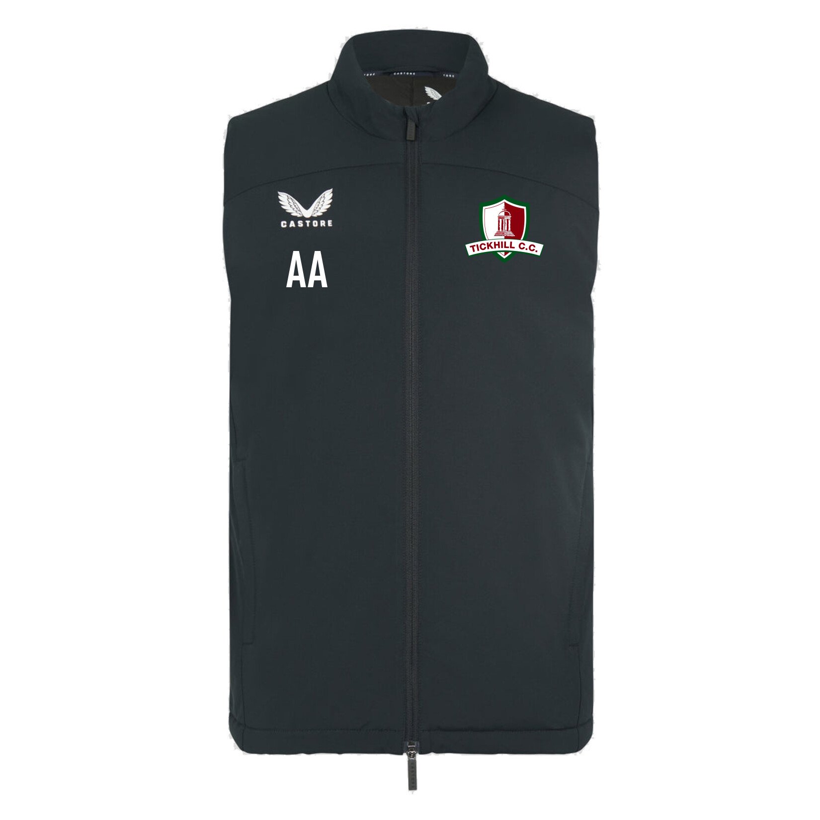 Castore Padded Gilet - Black/White