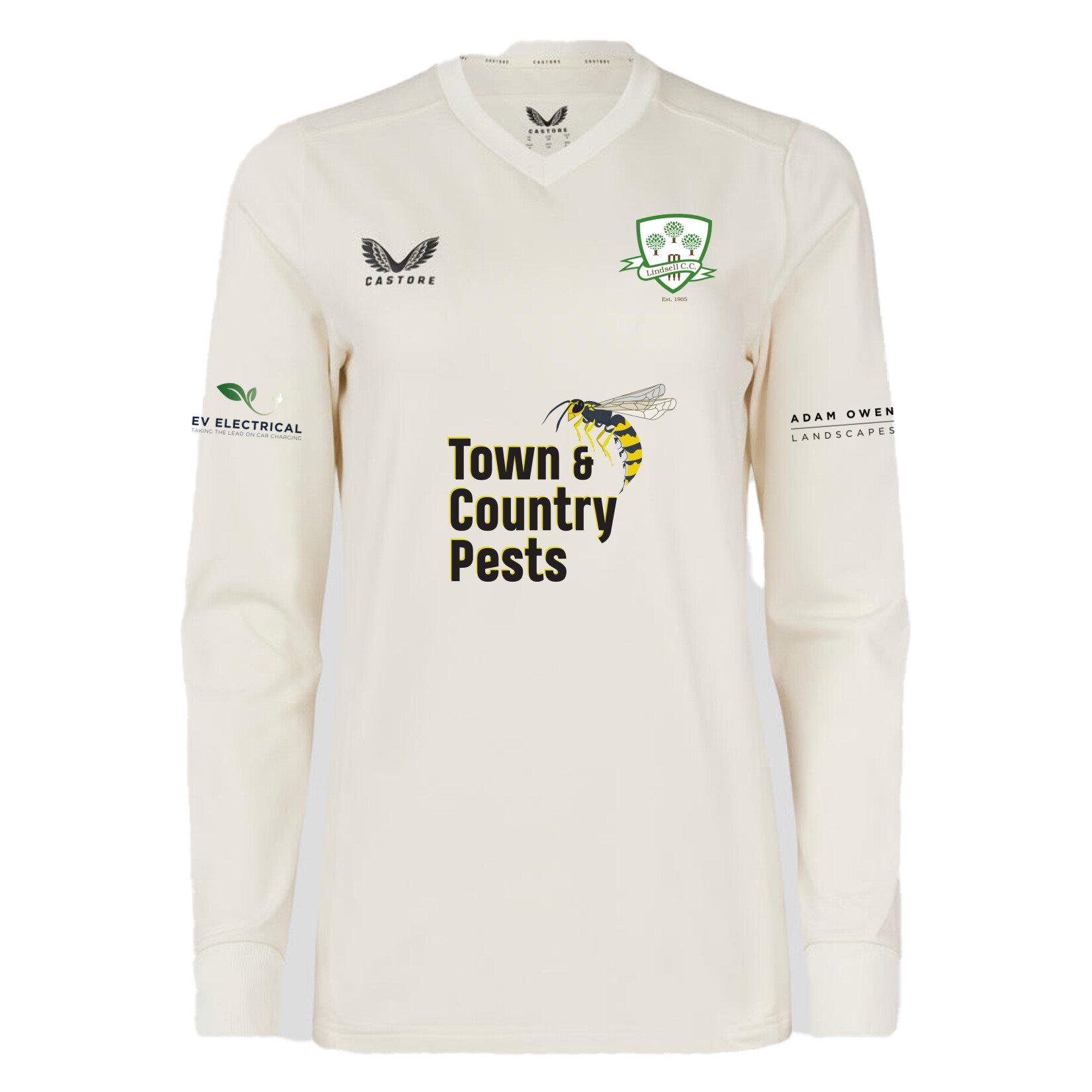Castore Cricket Sweatshirt (W) - Cream/Black