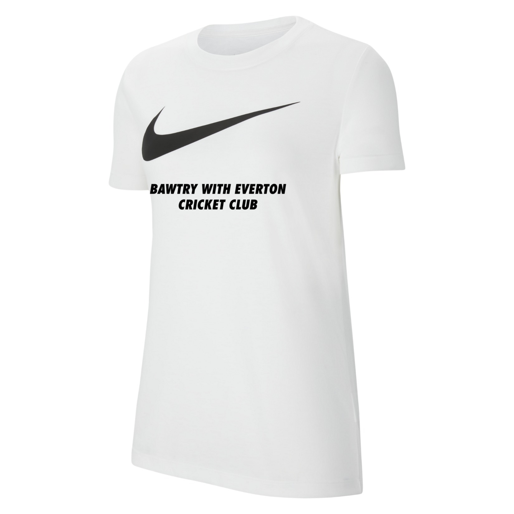 Nike Team Club 20 Swoosh Tee (W) - White/Black