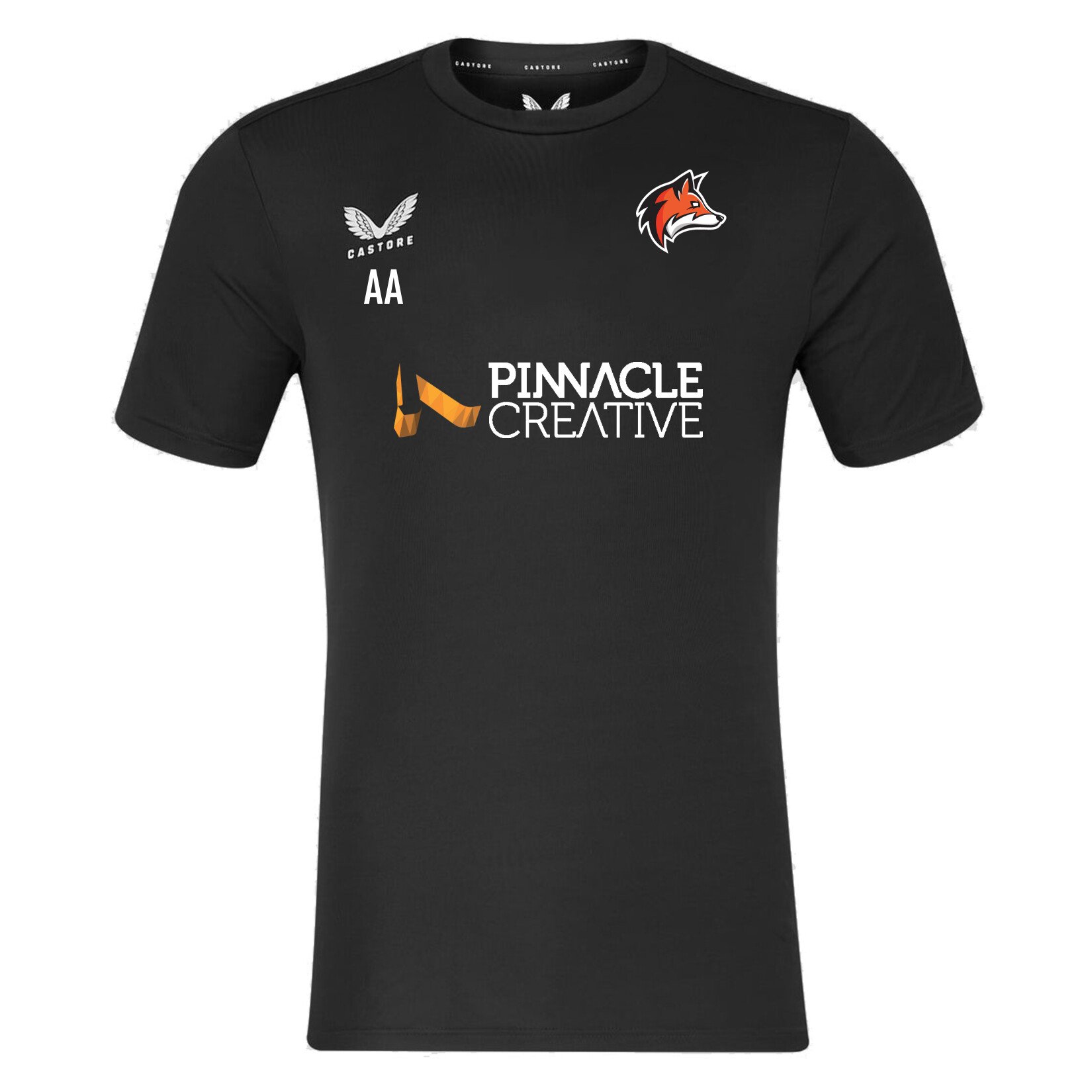 Castore Short Sleeve Training T-Shirt - Black/White