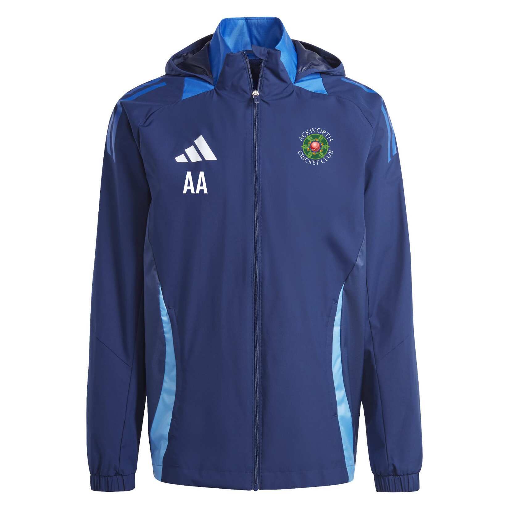 adidas Tiro 24 Competition All-Weather Jacket - Team navy blue/team royal blue/white