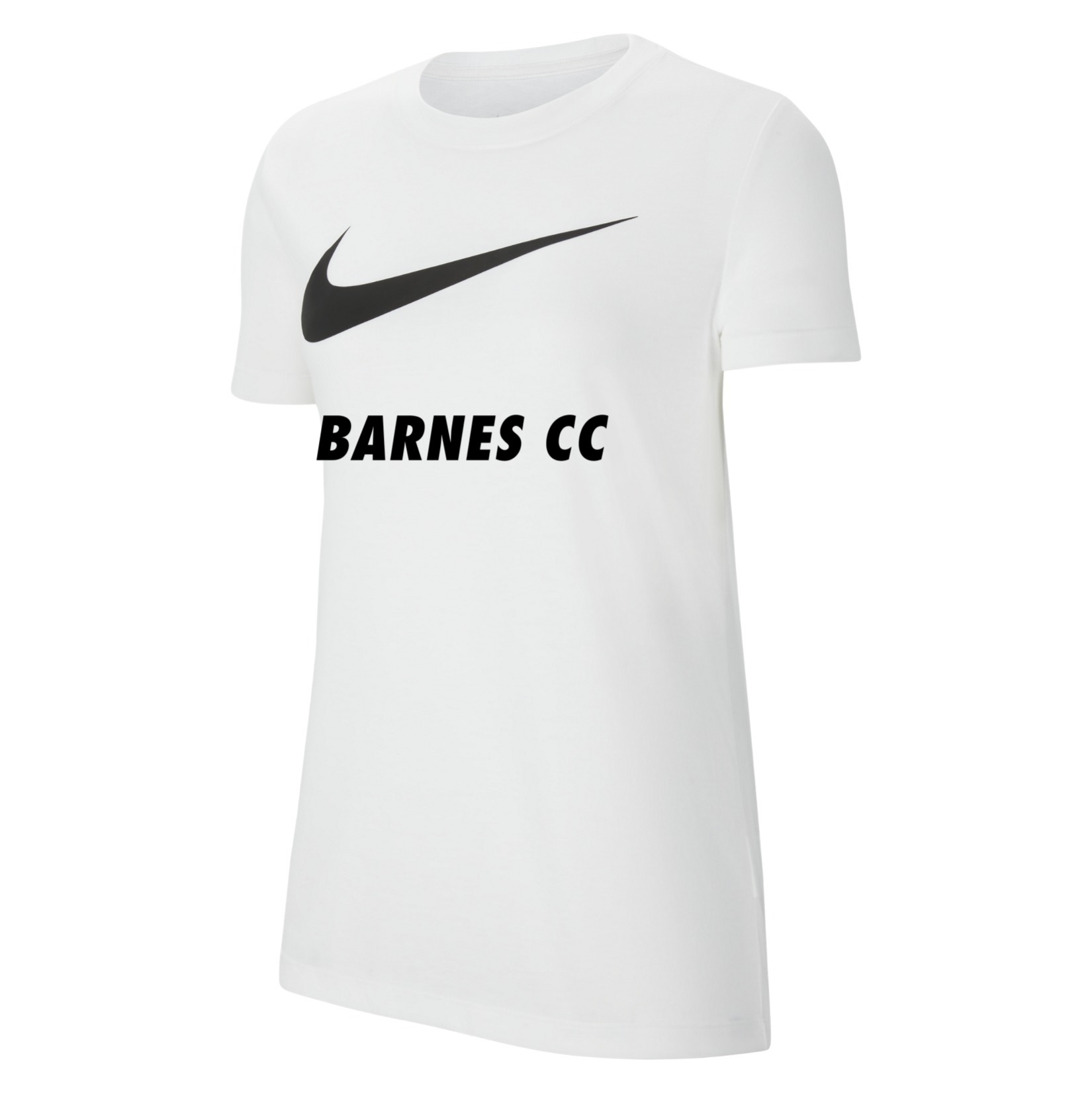 Nike Team Club 20 Swoosh Tee (W) - White/Black