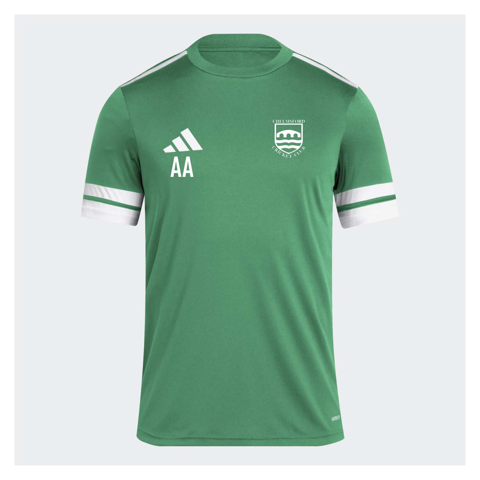 adidas Squadra 25 Short-Sleeve Jersey - Team Green/White