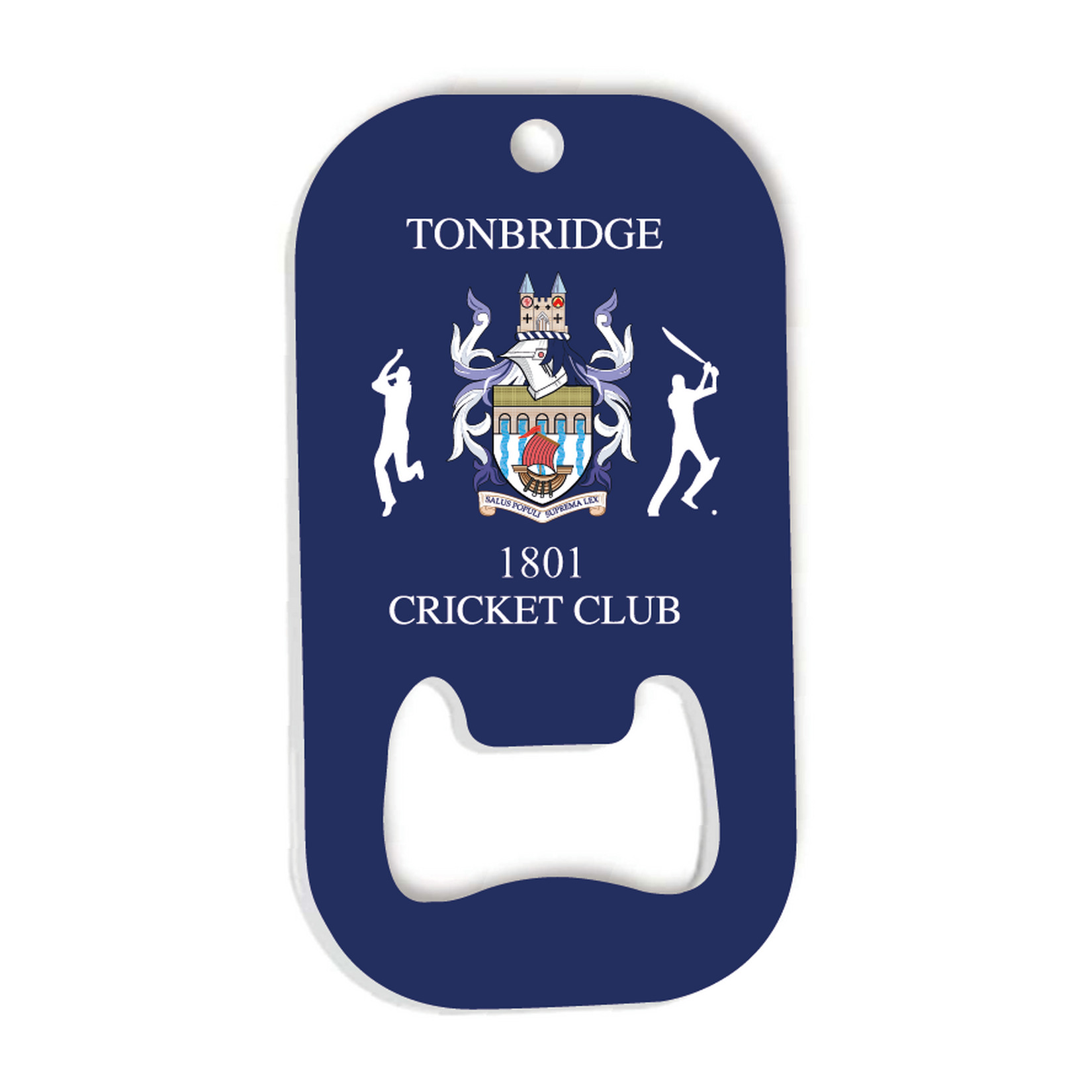 Kitlocker-Merchandise Metal Bottle Opener Keyring - Navy