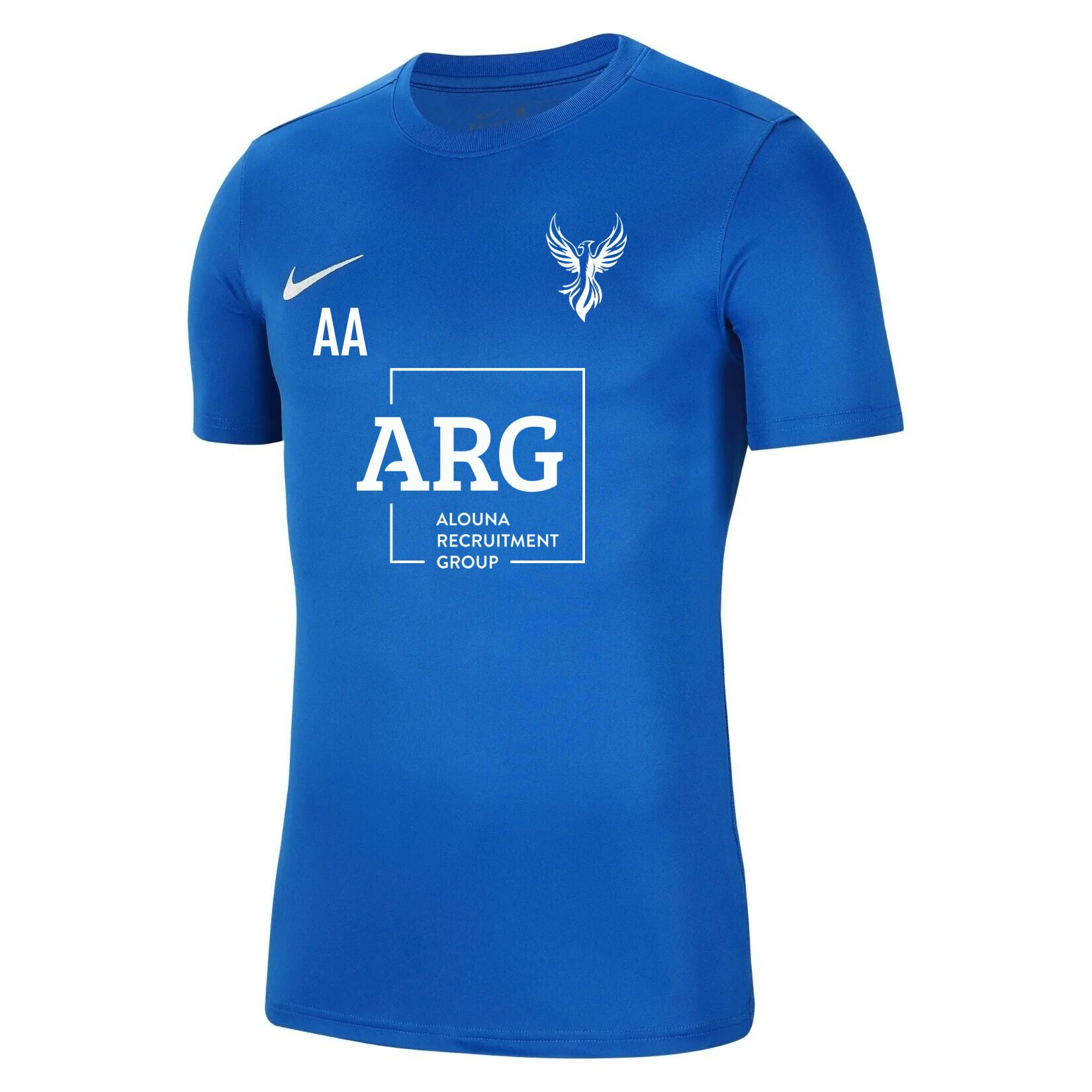 Nike Park VII Dri-FIT Short Sleeve Shirt - Royal Blue/White