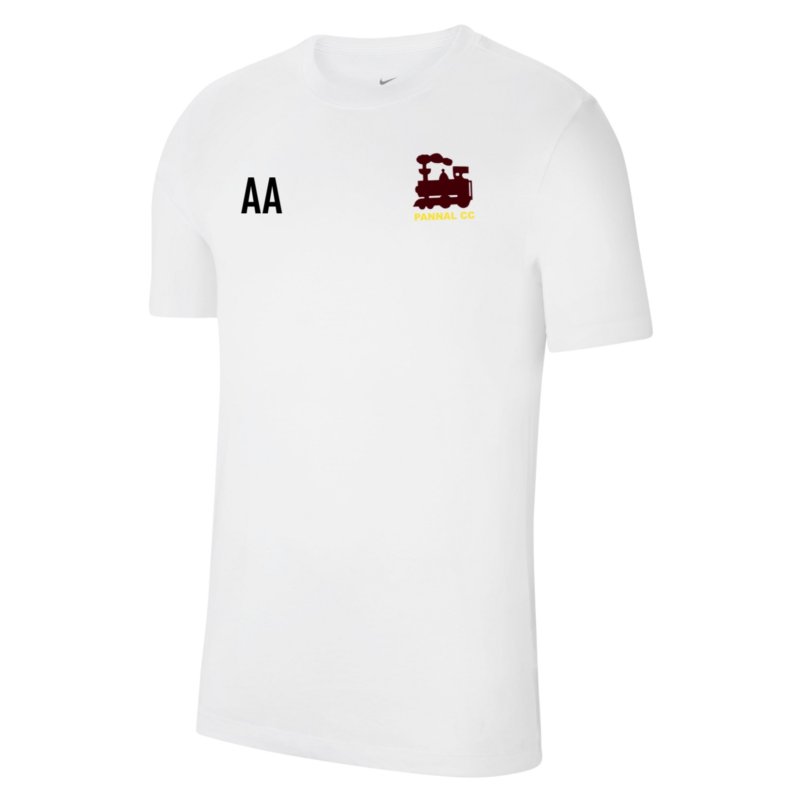 Nike Team Club 20 Cotton T-Shirt (M) - White/Black