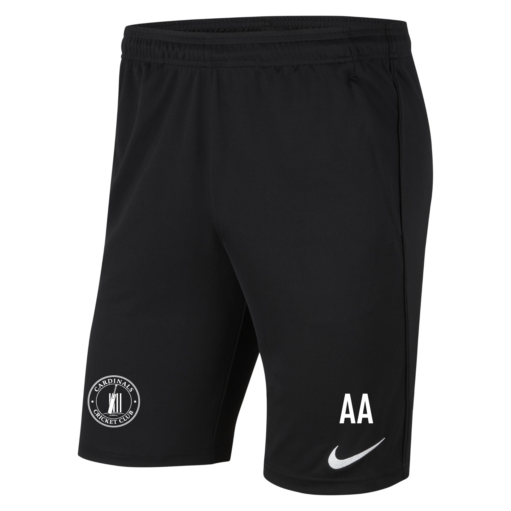 Nike Park 20 Pocketed Shorts (M) - Black/Black/White
